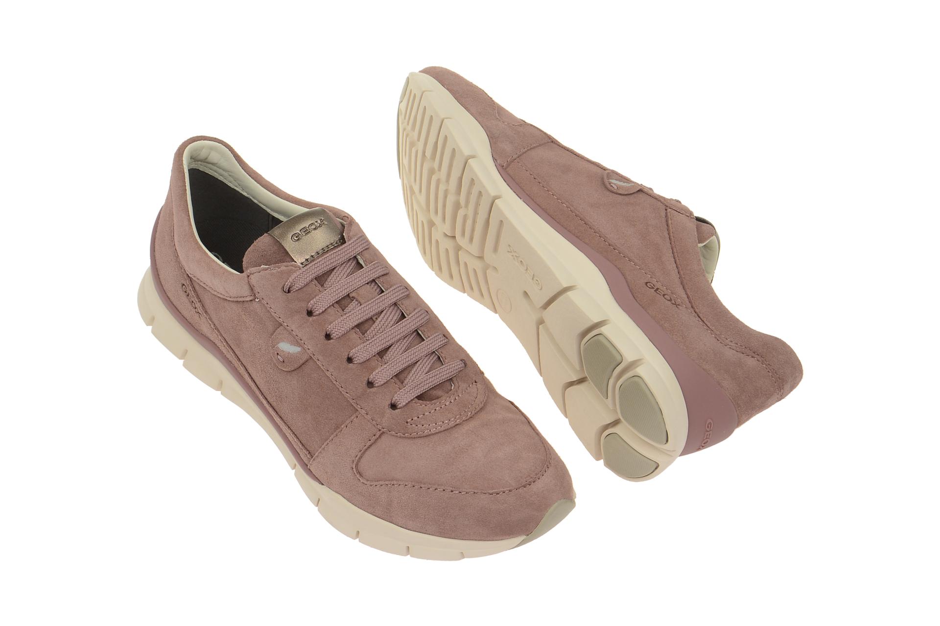 UK Geox respira sukie a sneakers ladies shoes pink in old :