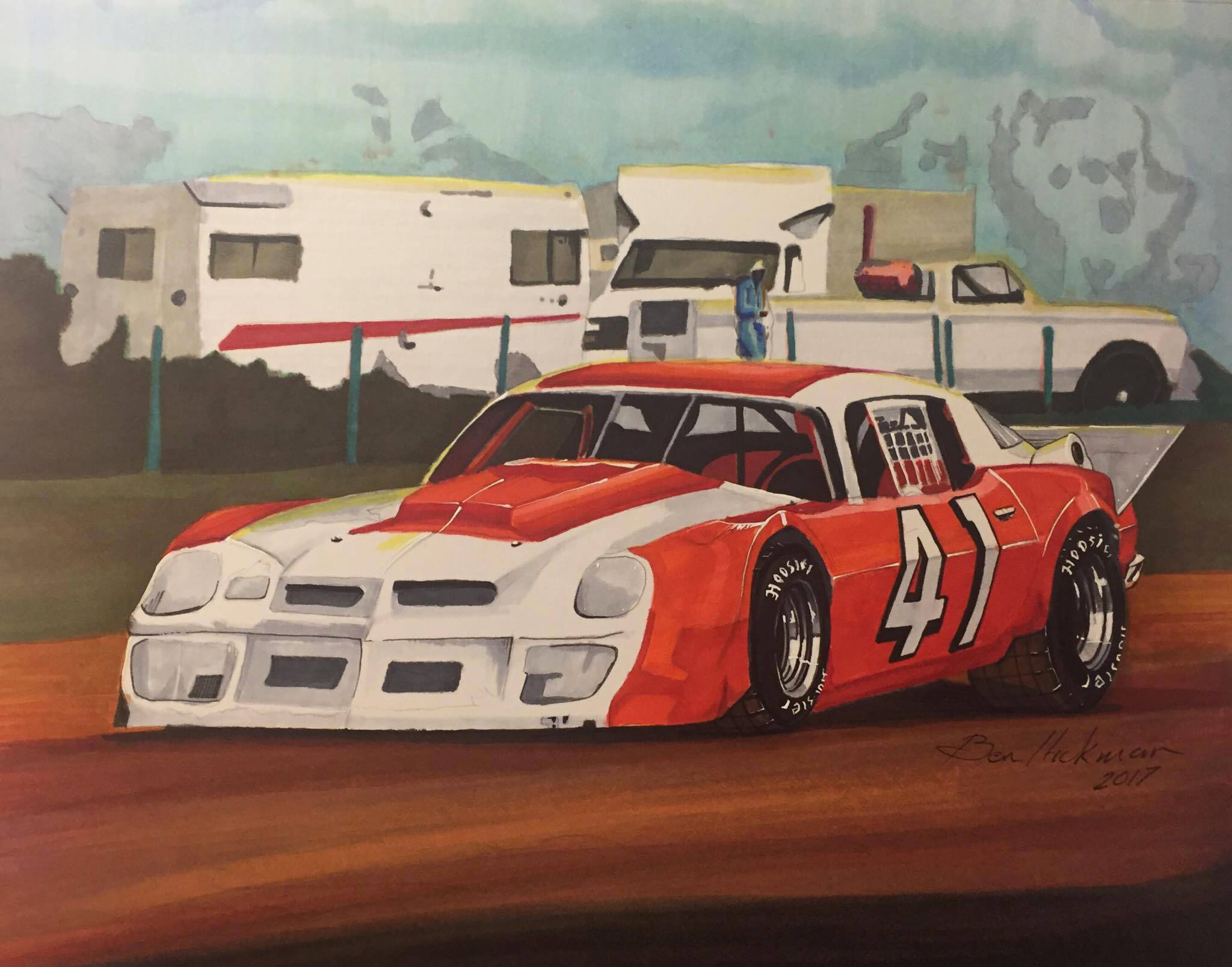 Old F-body race car love the late 70s late models. Copic markers on ...