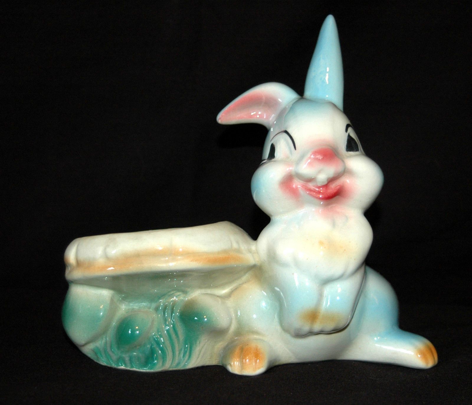 Vintage Disney Thumper Bunny Rabbit Ceramic Pottery Garden Planter ...