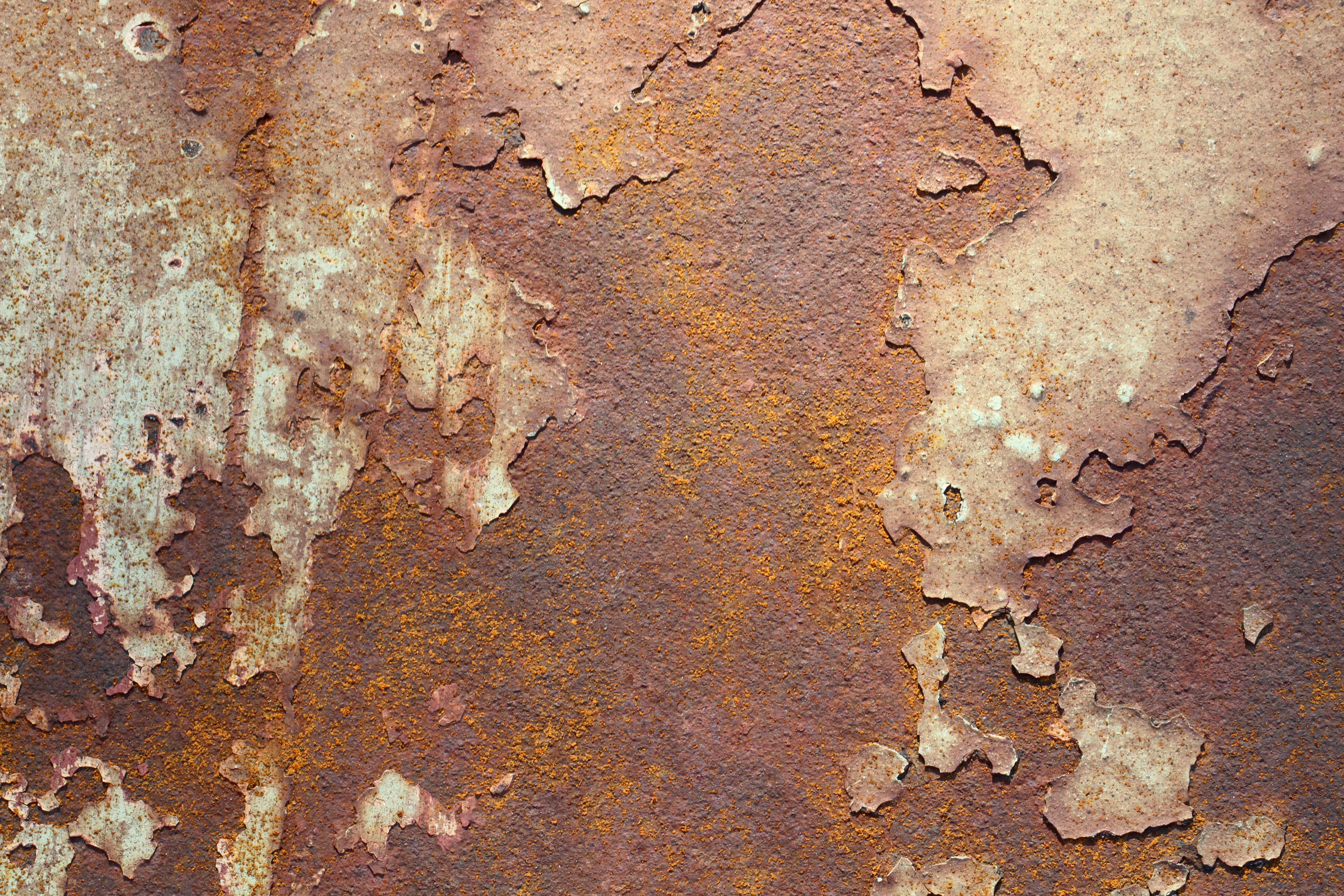 Rusty flakes texture photo