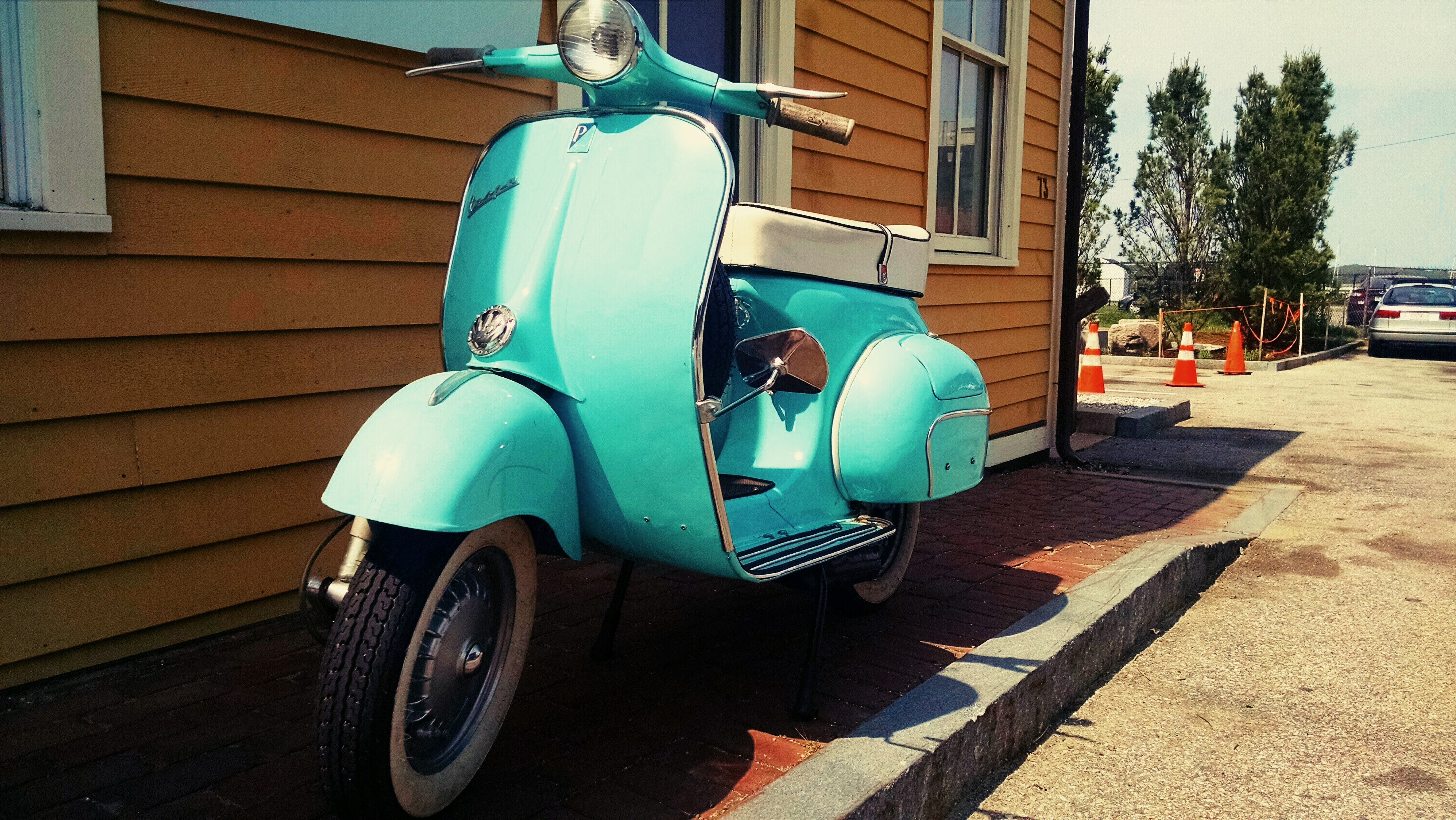 Free stock photo of antique, bike, moped