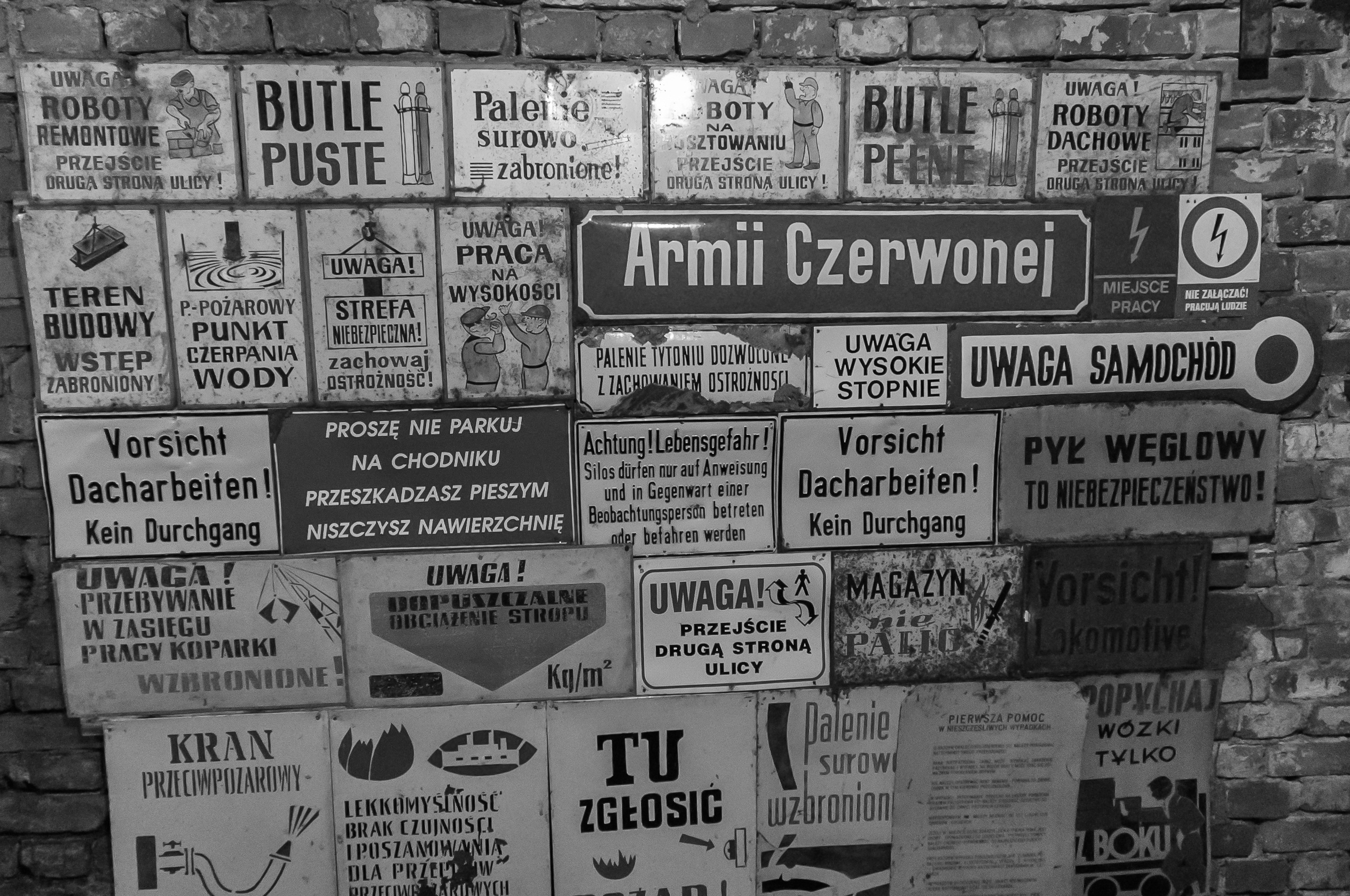 Old signs in poland photo