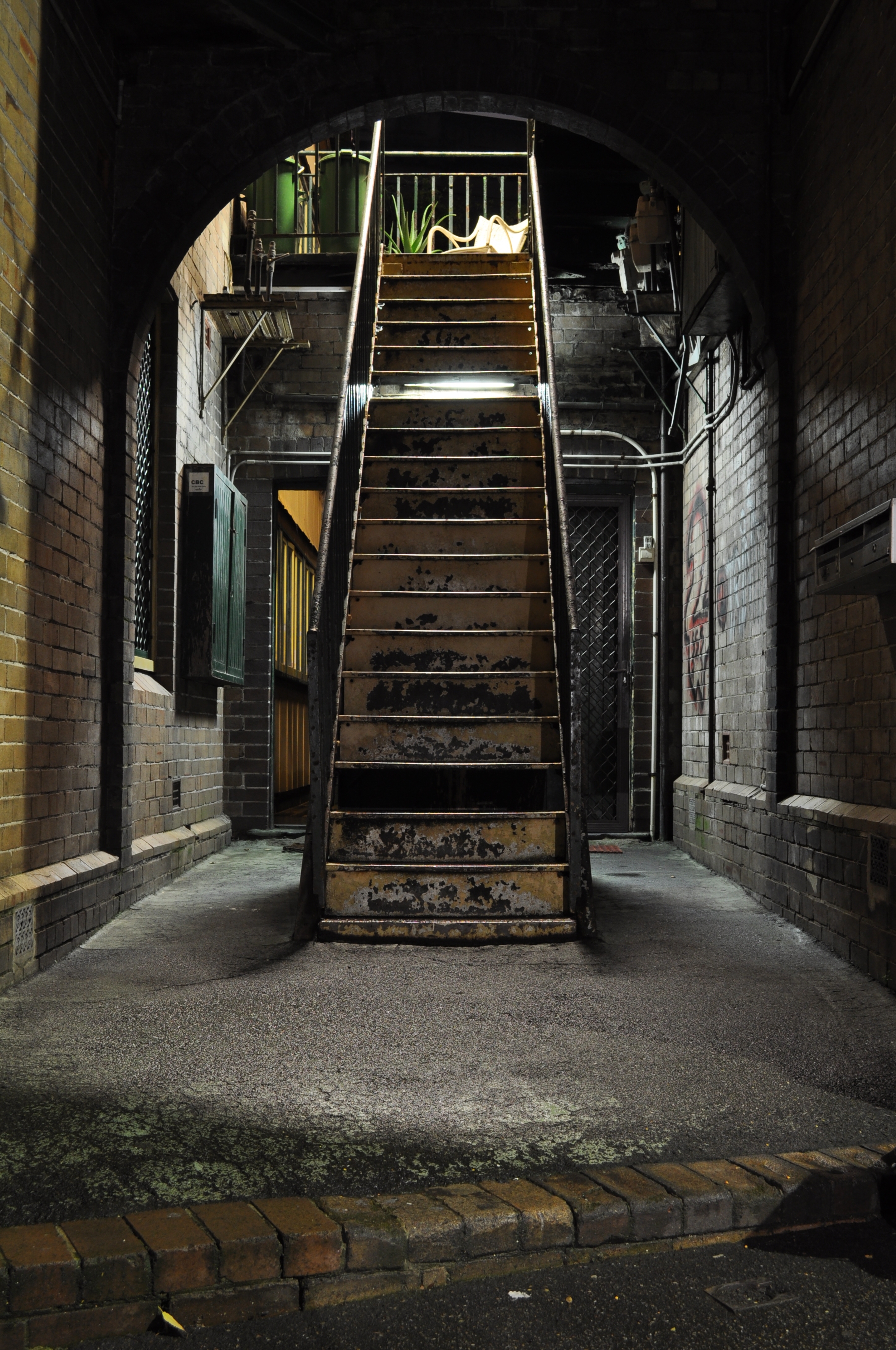 File:Metal stair in the Rocks Sydney.jpg - Wikimedia Commons