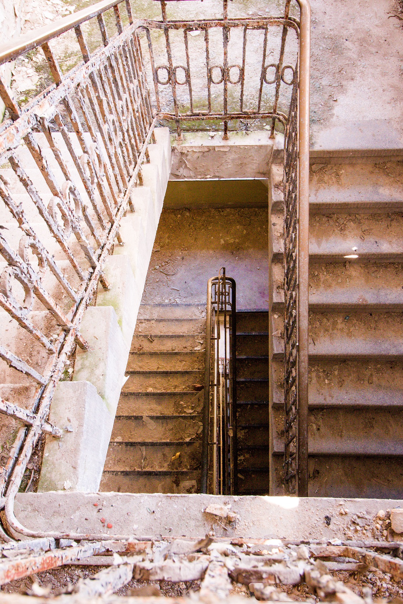 Old Stairs, Abandoned, Metal, Old, Path, HQ Photo