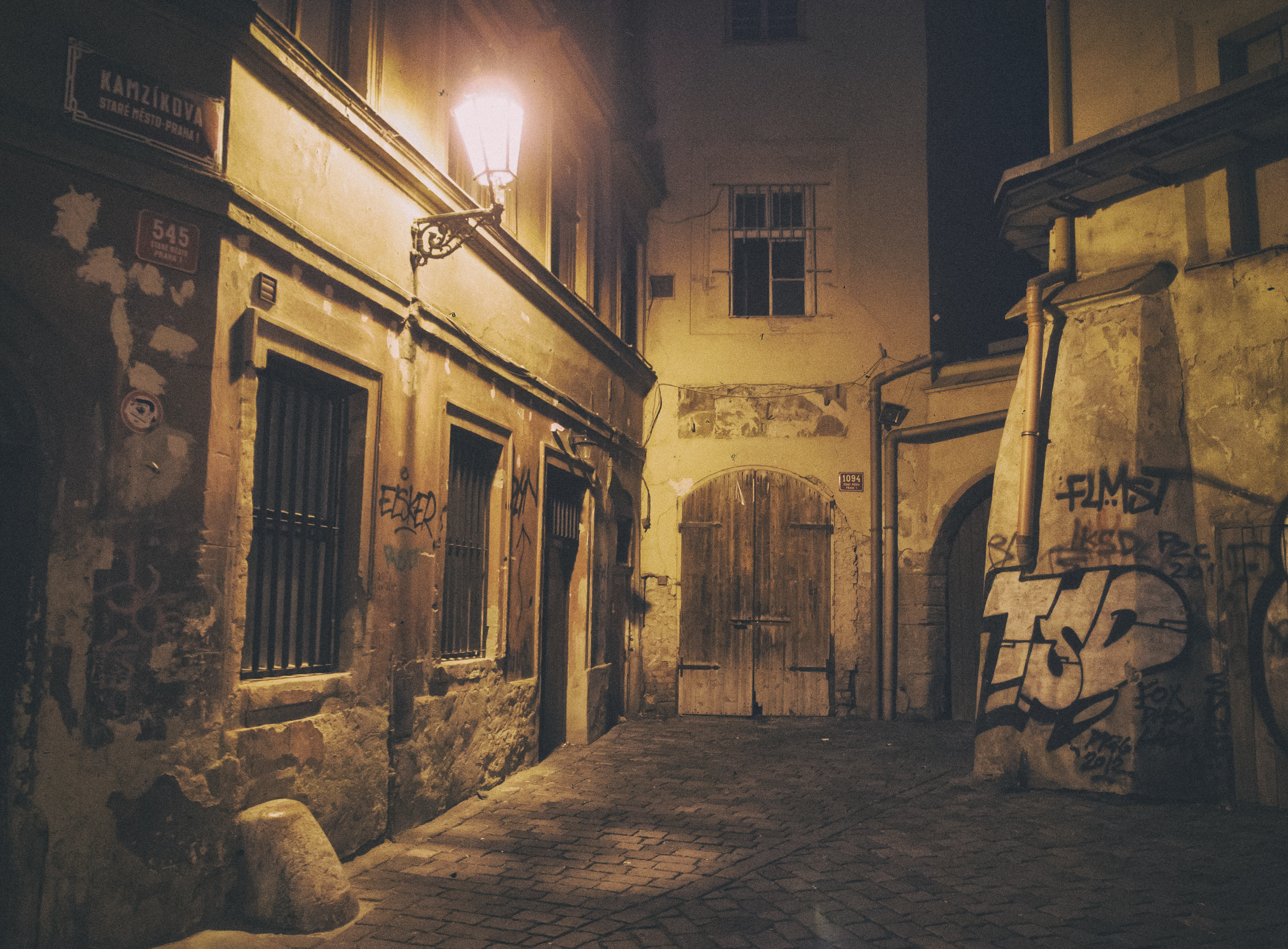 Free Image: Old street in Prague | Libreshot Public Domain Photos