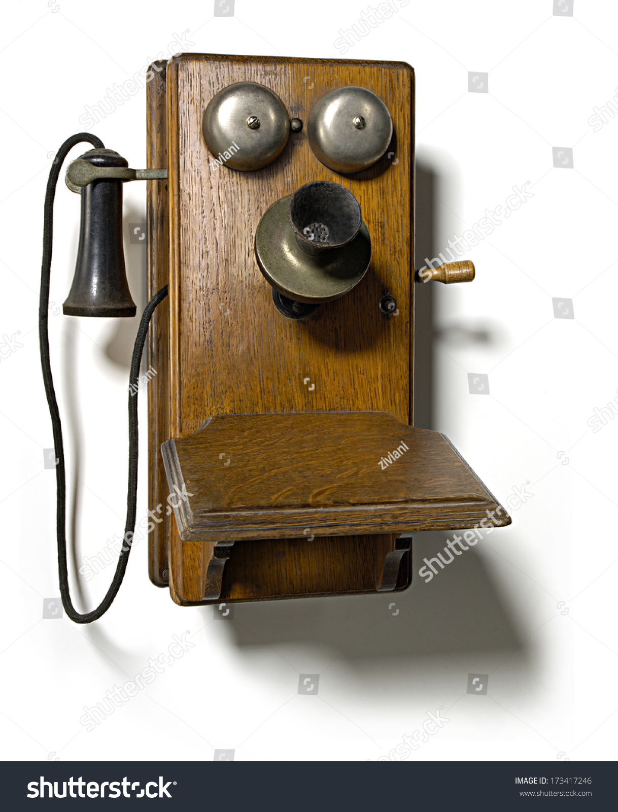 Old Telephone Stock Photo (Royalty Free) 173417246 - Shutterstock