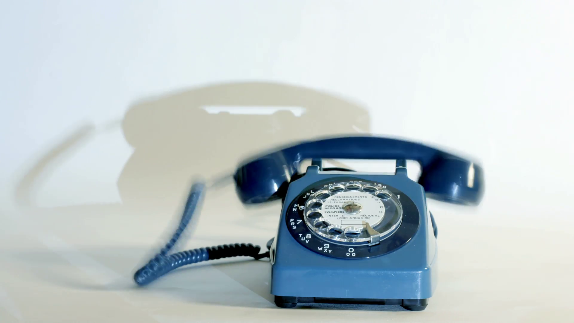 stopmotion of an old style telephone ringing Stock Video Footage ...