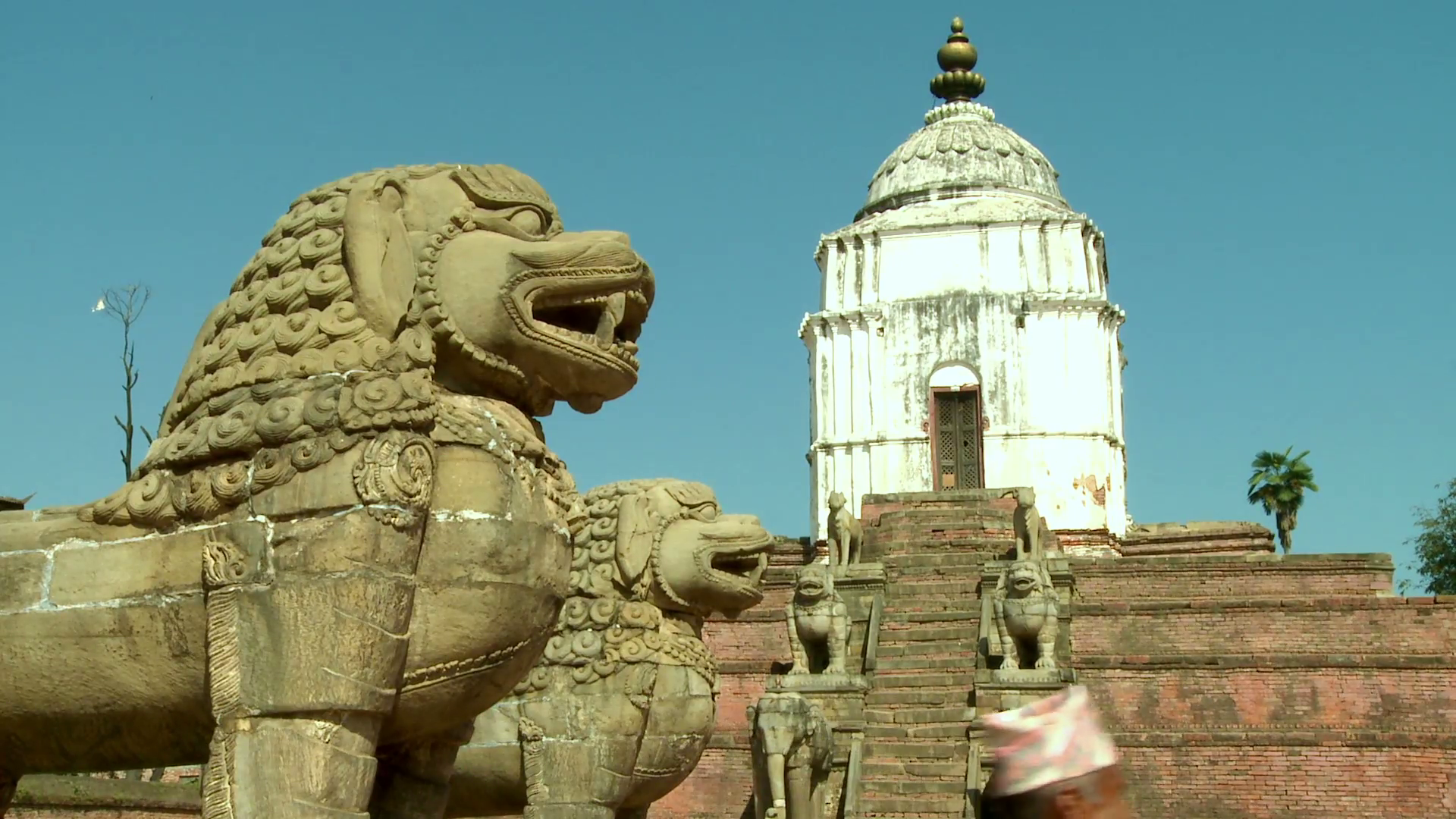 Dragon Statues and Old Temple in Nepal 3 Stock Video Footage ...