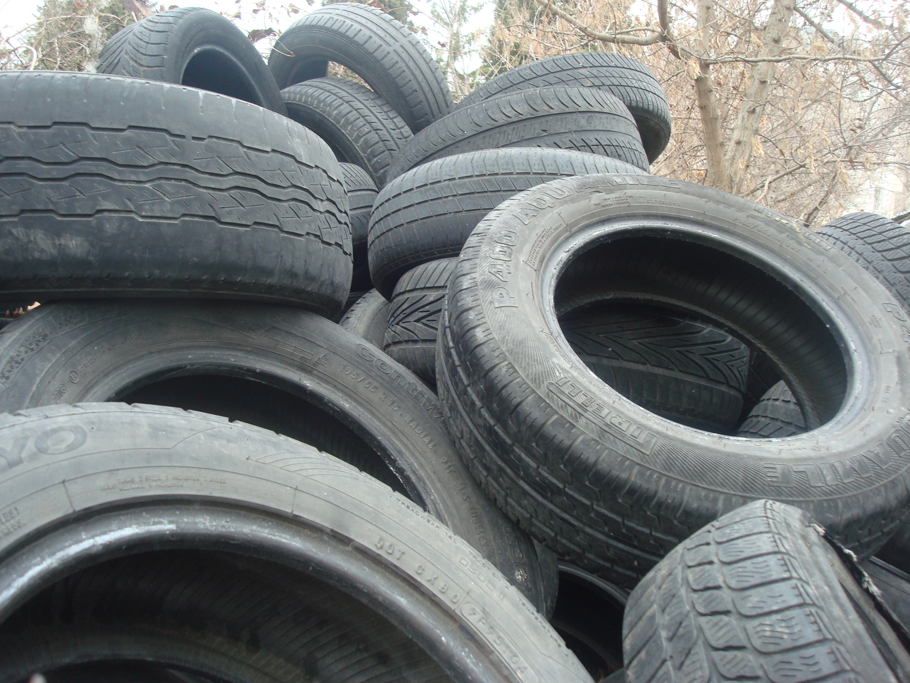 Old tires, Black, Gum, Old, Pile, HQ Photo