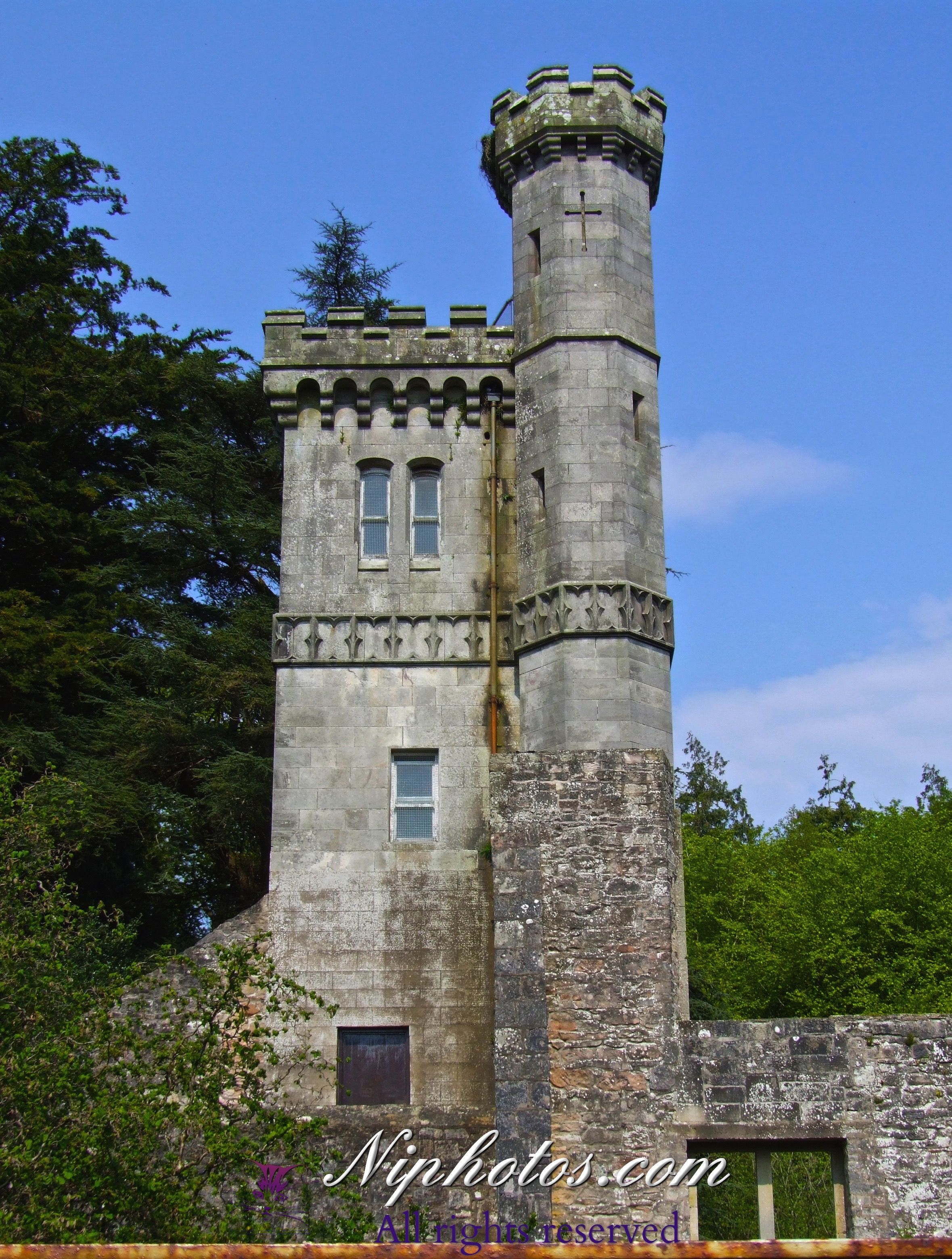The old tower at Drumanor forest park near Cookstown | Towerhouses ...