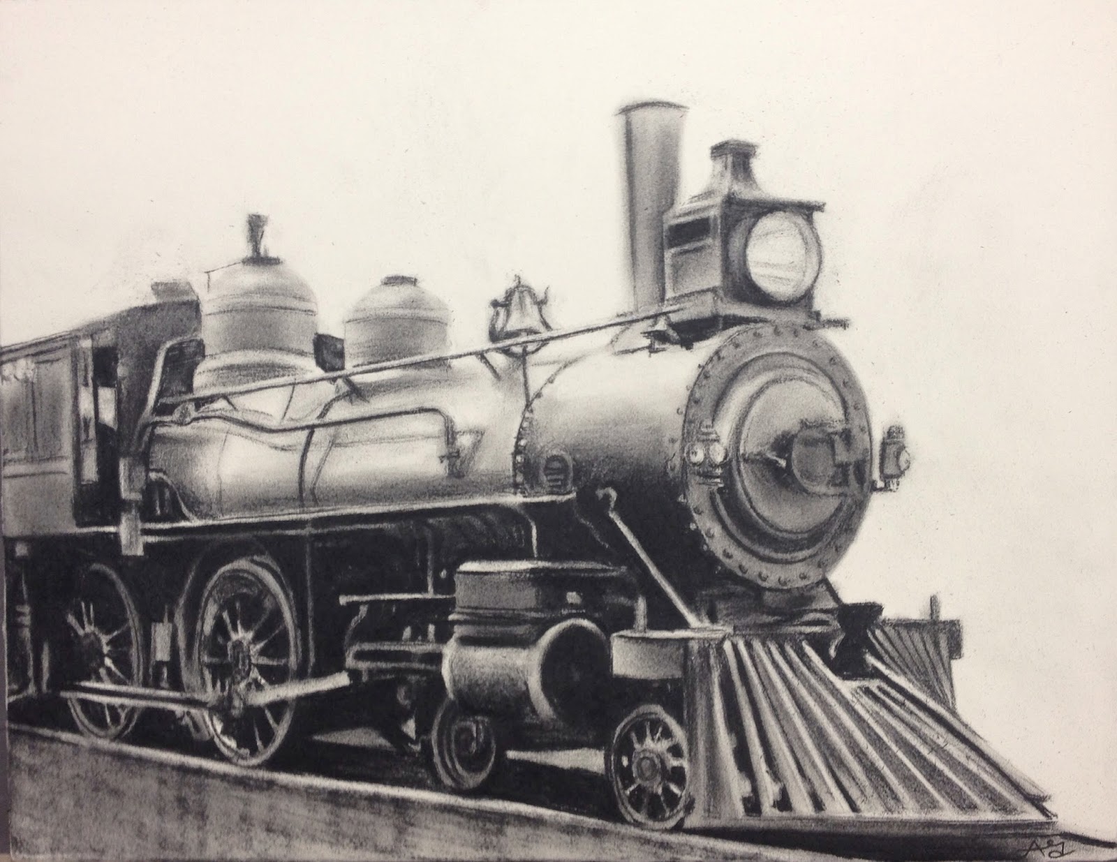 Old Train Drawing at GetDrawings.com | Free for personal use Old ...