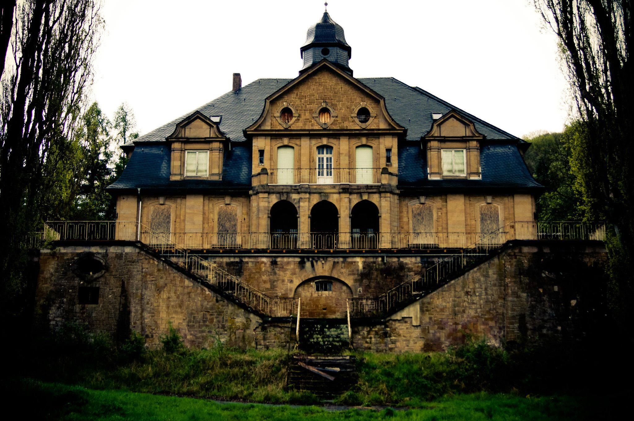 Abandoned 90 year old German villa that served various functions ...