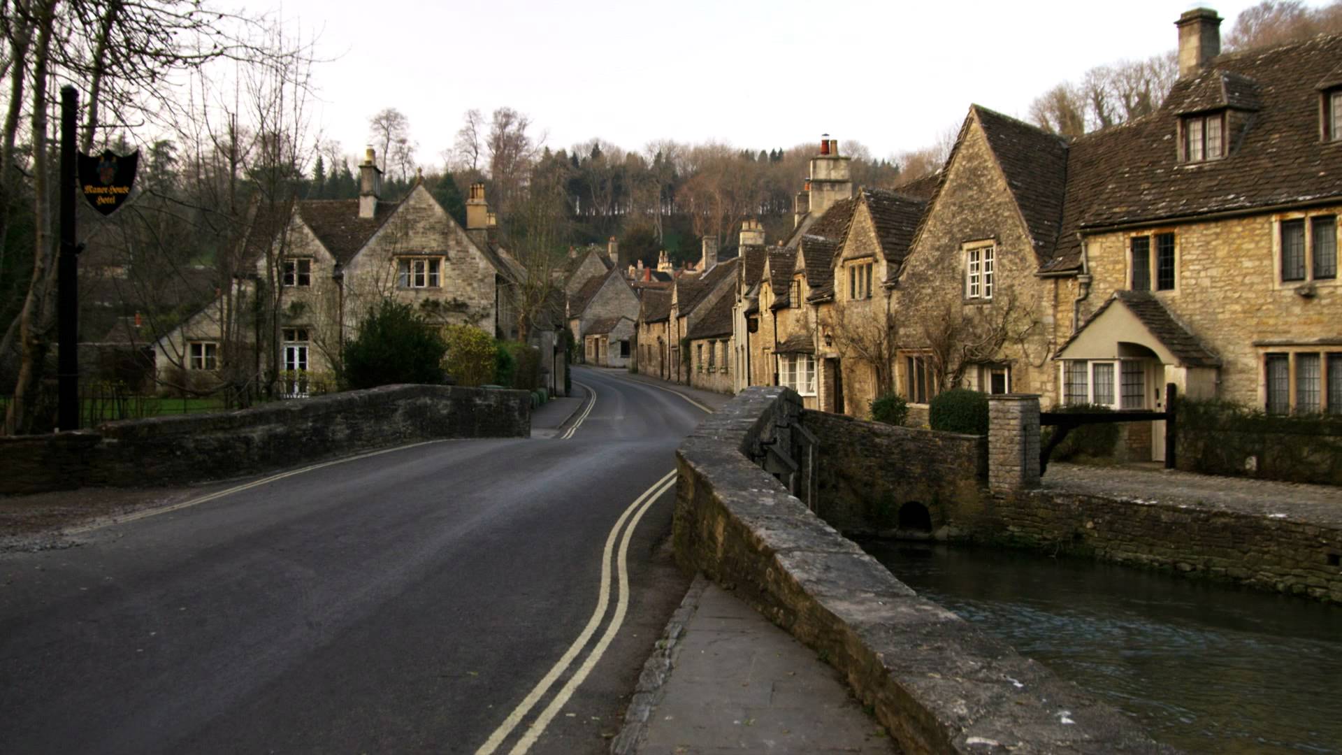 Royalty Free Stock Footage of Old village in England. - YouTube