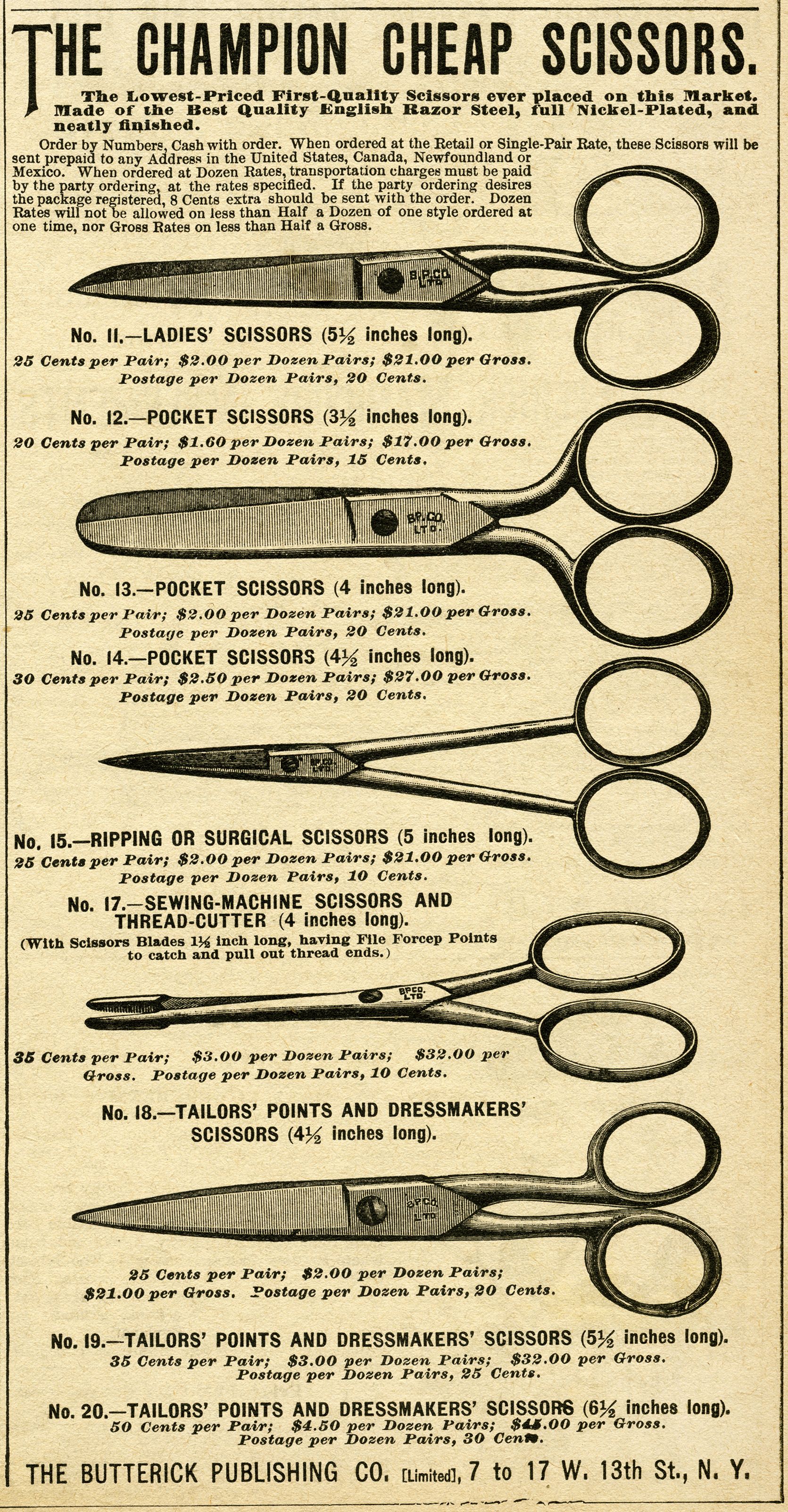 Vintage advertising Clip Art Free | vintage scissors clip art, free ...