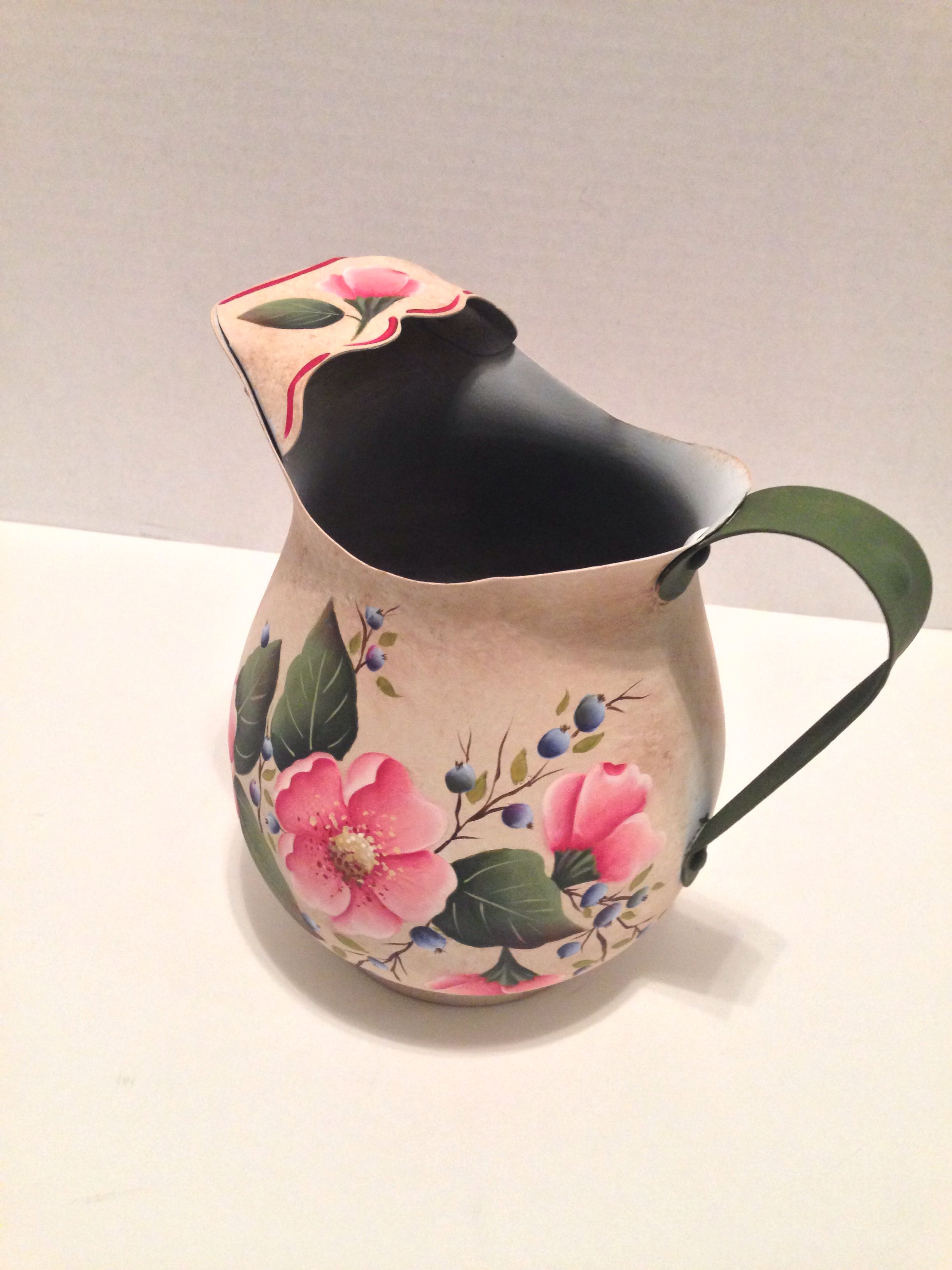 A old water pitcher I painted. | art | Pinterest | Water pitchers
