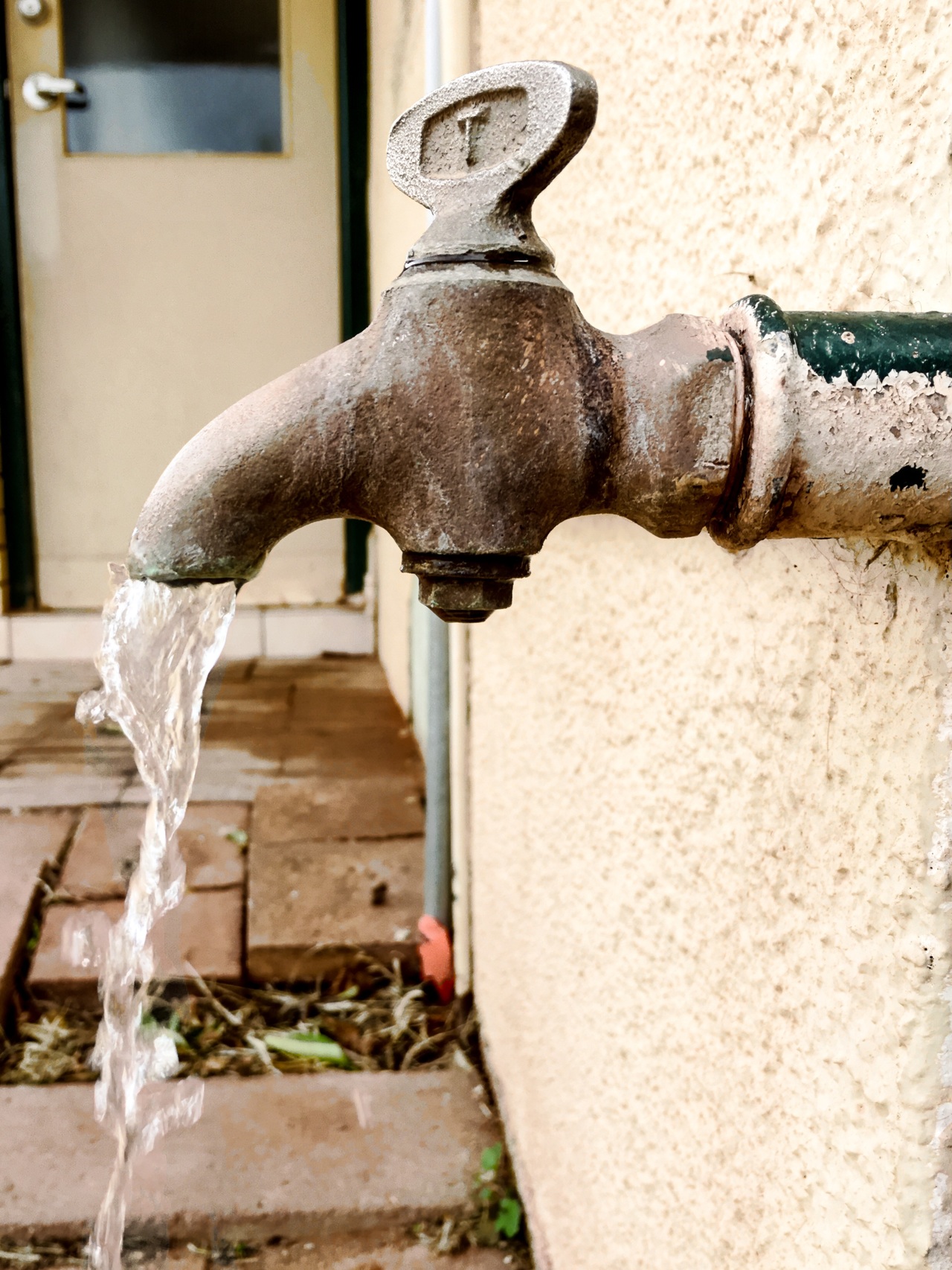 Foap.com: Outdoor water faucet tap spigot pipe, antique, vintage old ...