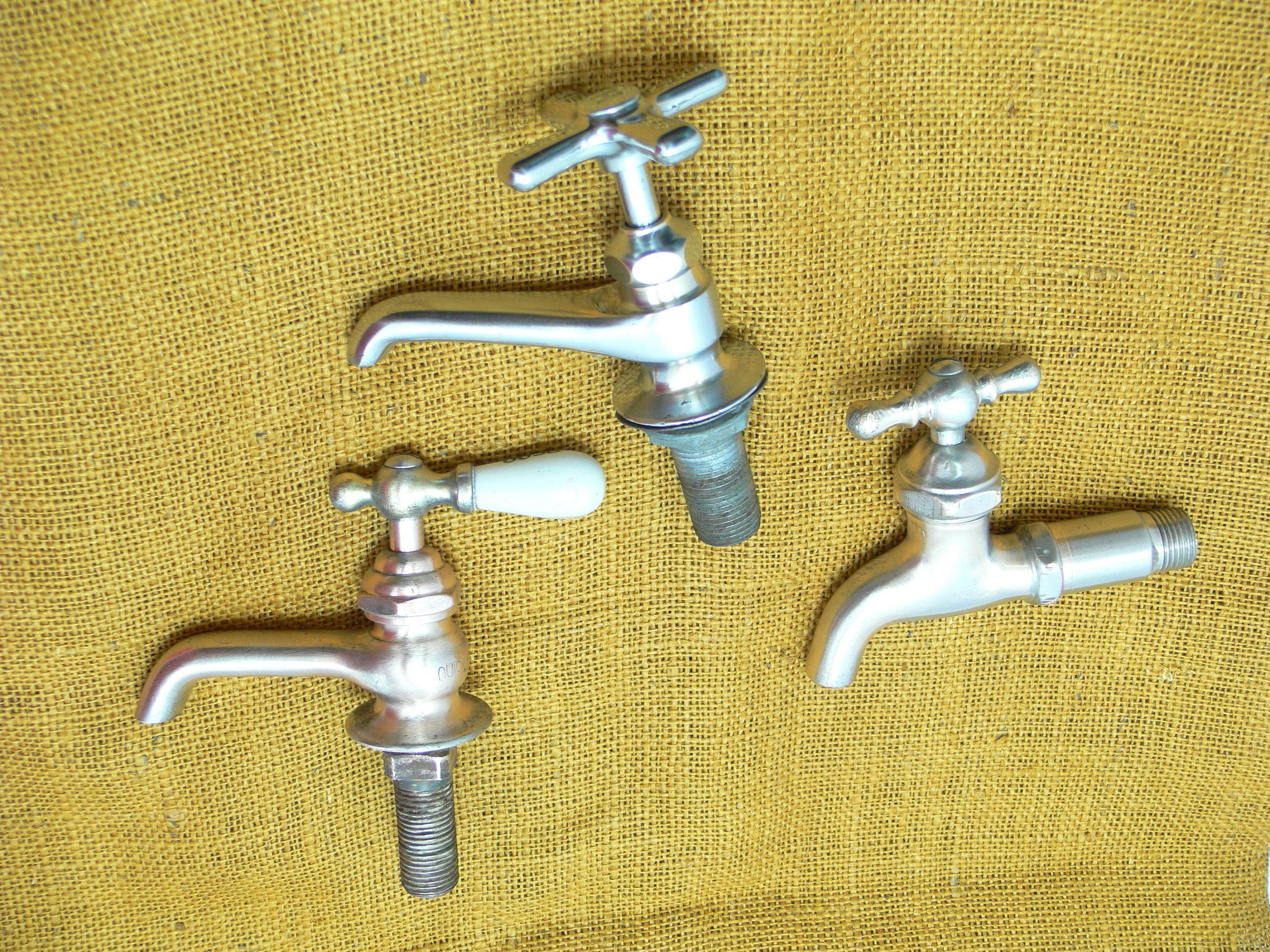 Vintage faucet lot-old water faucets-vintage valve faucet-old spigot ...