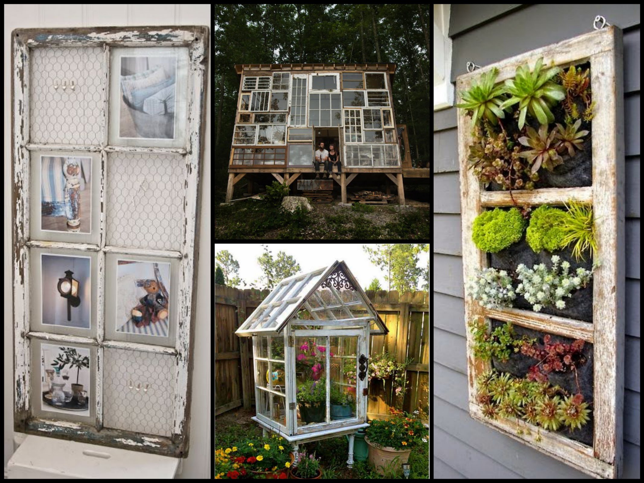 Repurposed Old Windows - Best Recycling Ideas - YouTube
