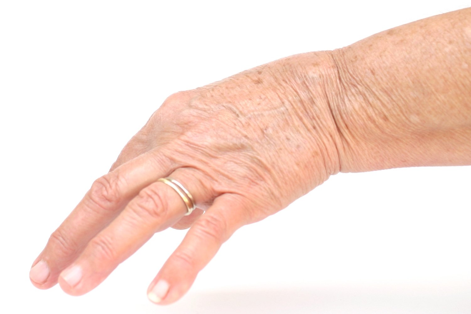 Old woman hand photo