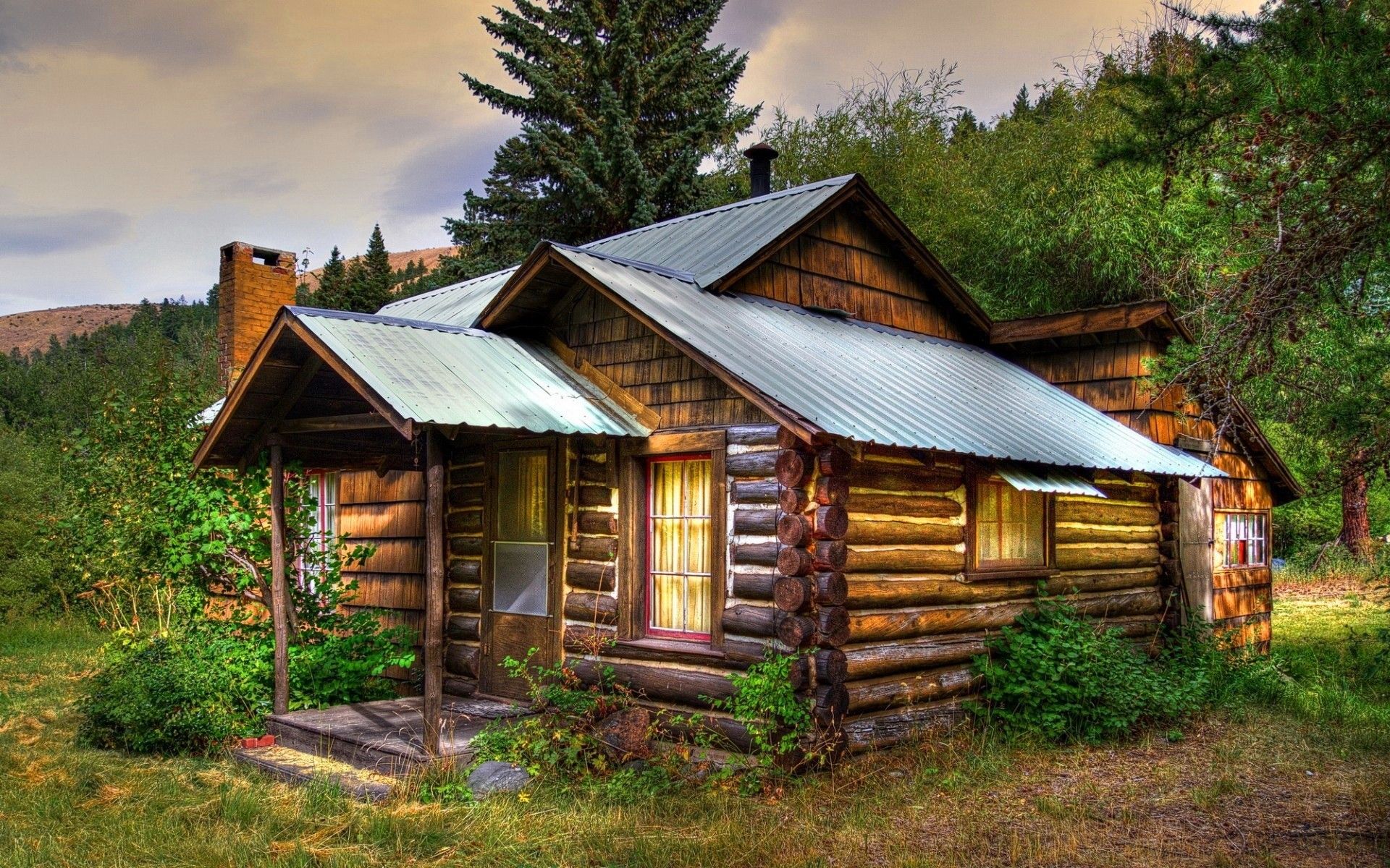 Old wooden cabin (1920x1200, wooden, cabin) via www.allwallpaper.in ...