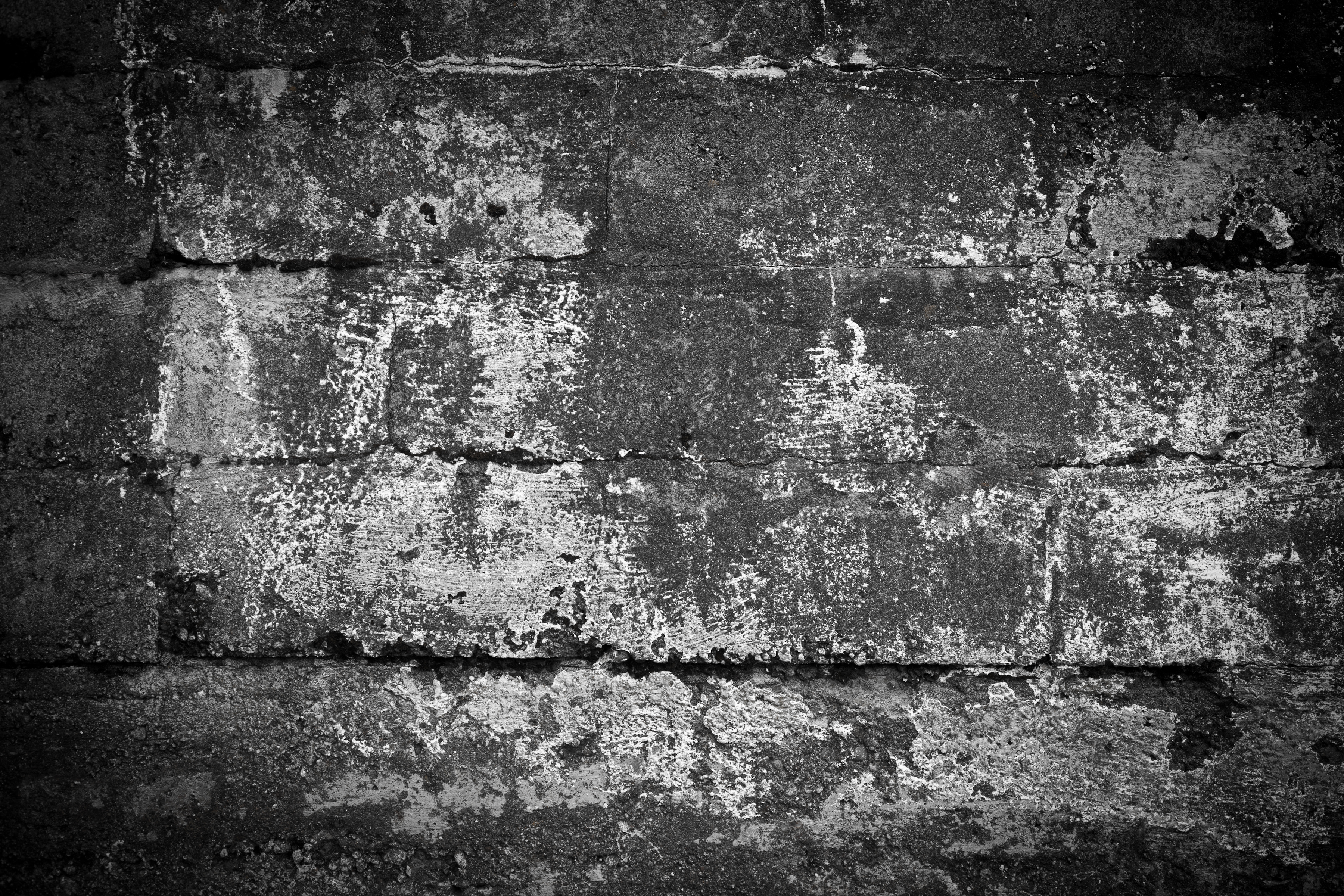 Old worn stone wall photo