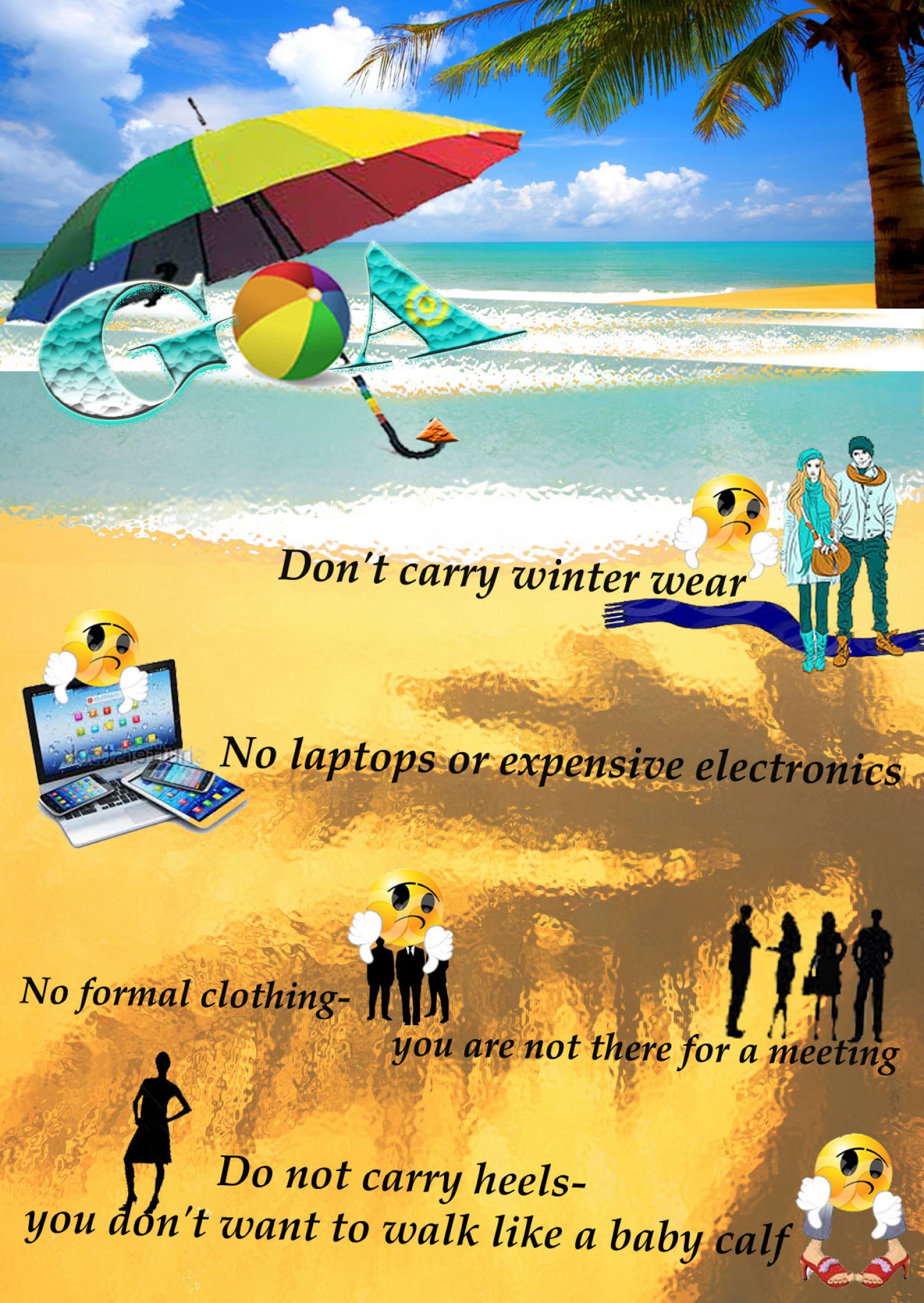 Don'ts While On A Holiday To Goa | Visual.ly