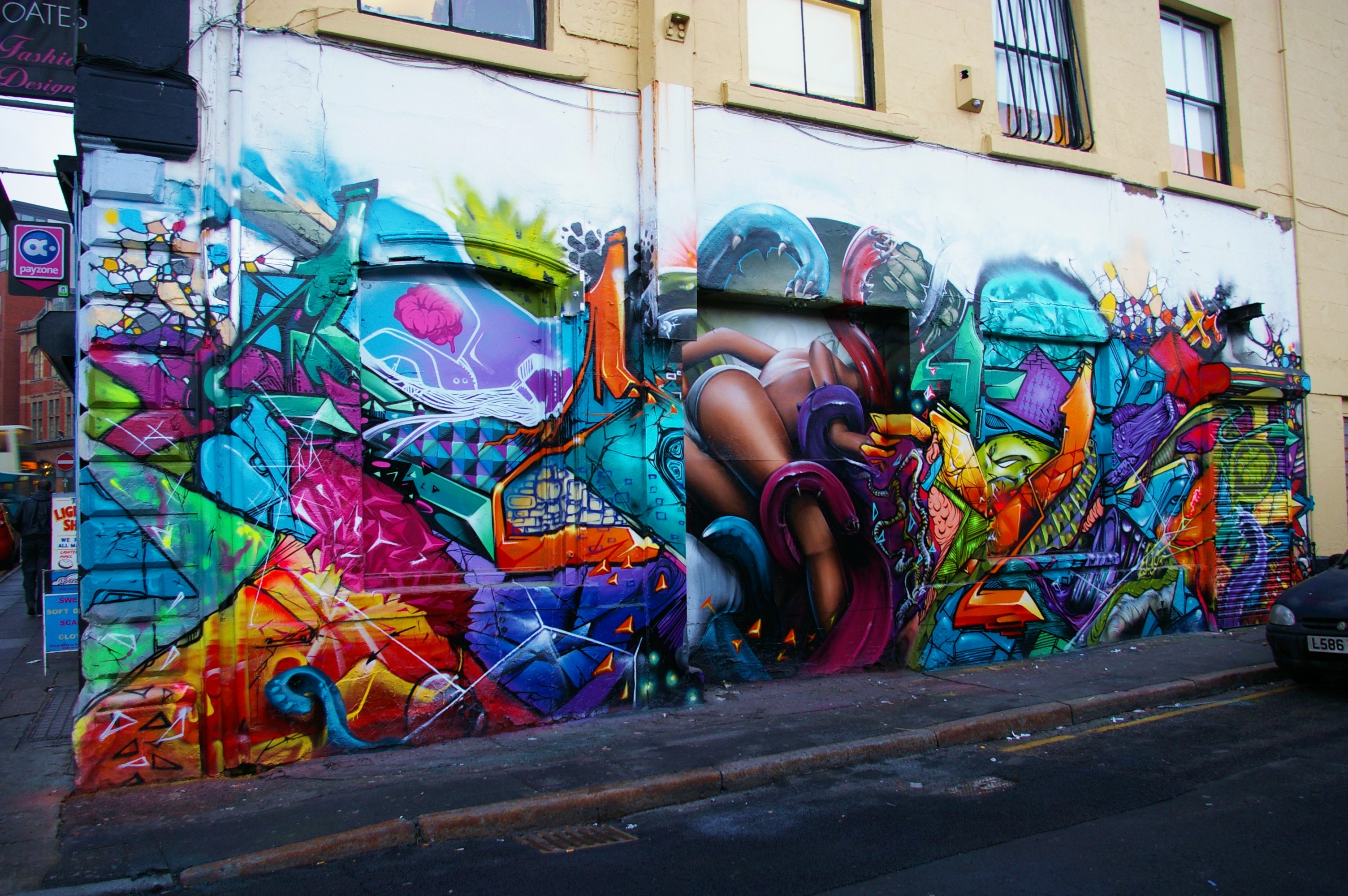 Walls for artists - Zap Graffiti Liverpool