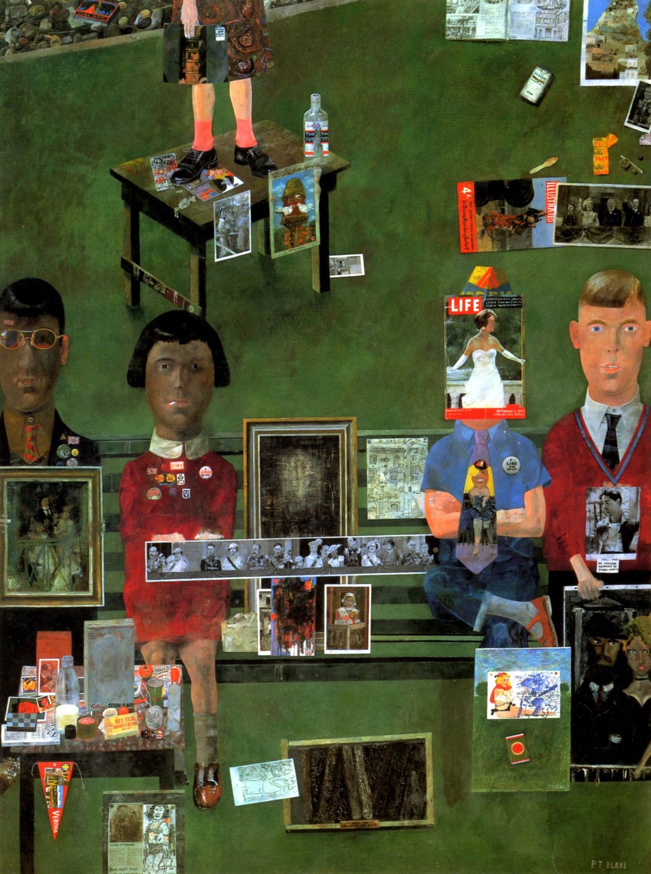 Peter Blake, On the Balcony. 1955-7 | A R T | Pinterest | Peter ...