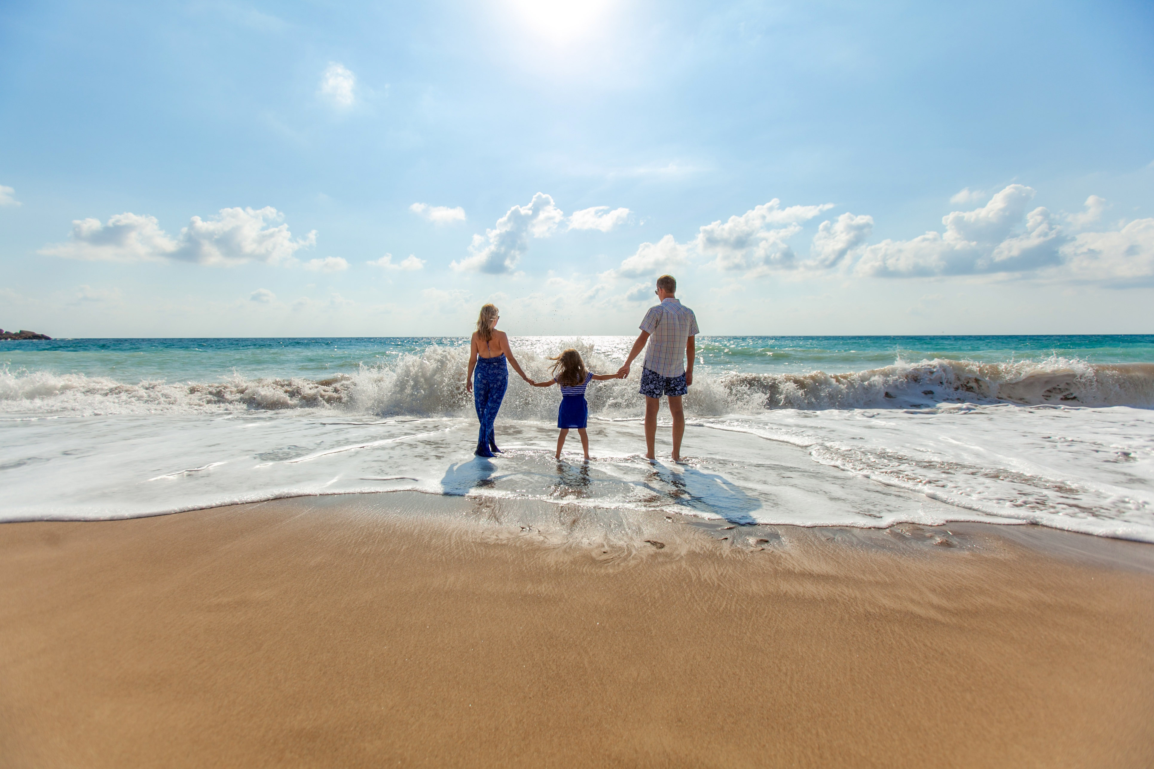 Family on the Beach in Paphos, Cyprus image - Free stock photo ...