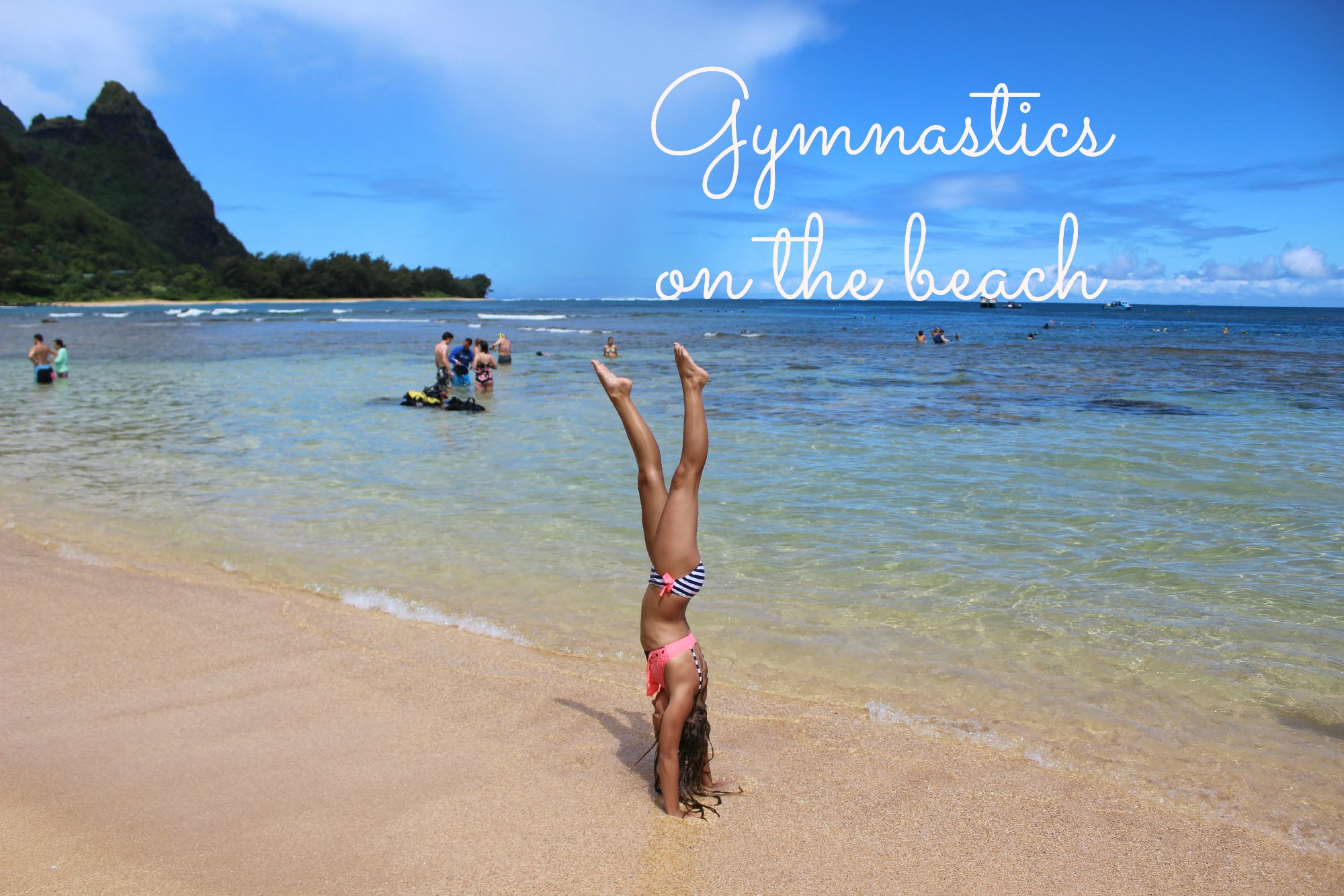 Gymnastics on the Beach - YouTube