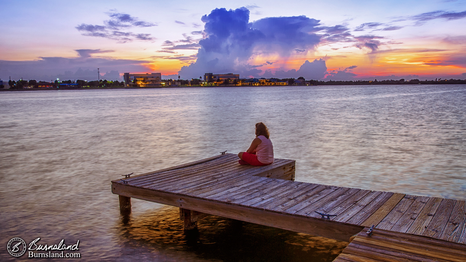 Watching the Sunset From a Dock in Florida - Burnsland Photography ...