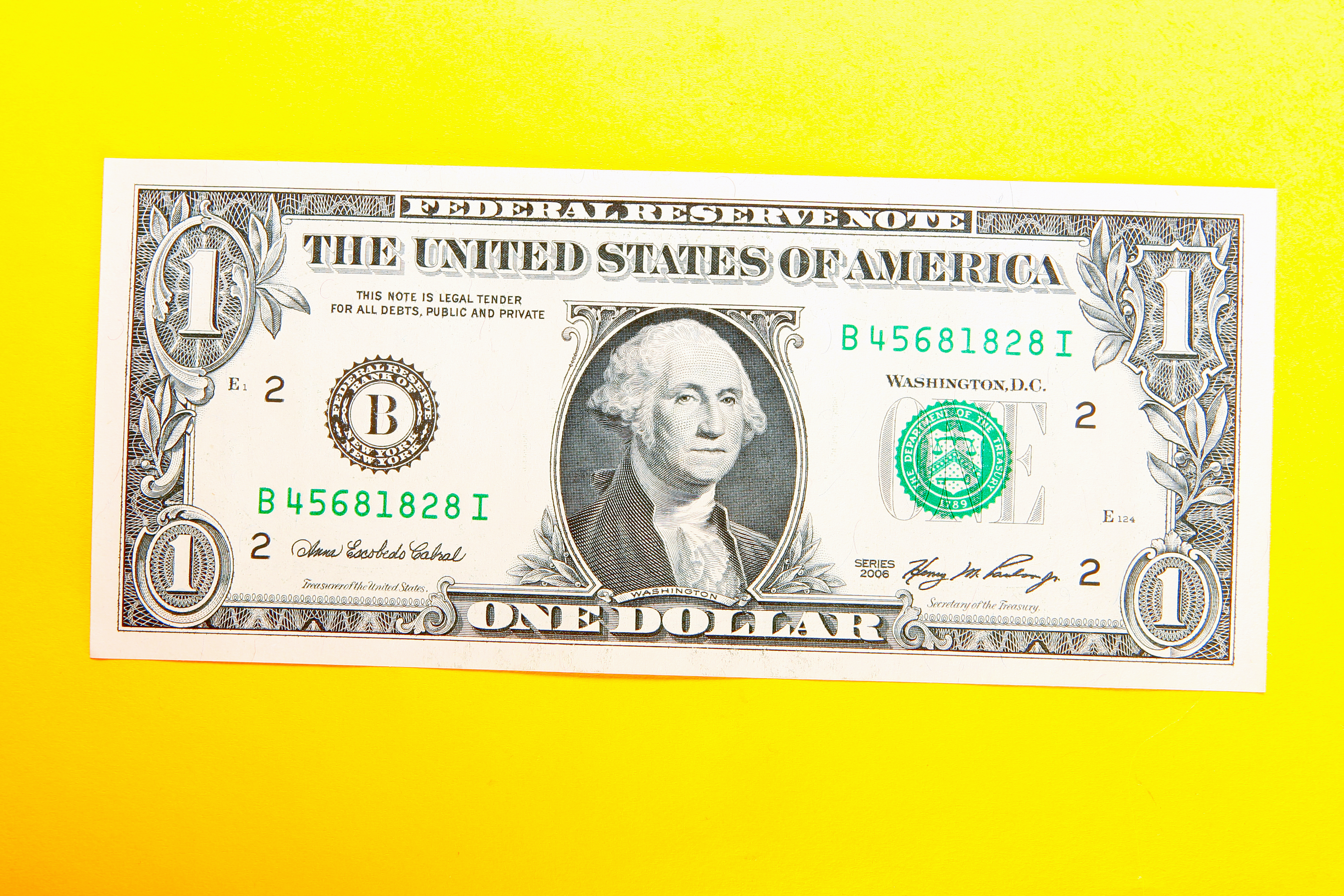 One Dollar, Yellow, Finance, Savings, One, HQ Photo