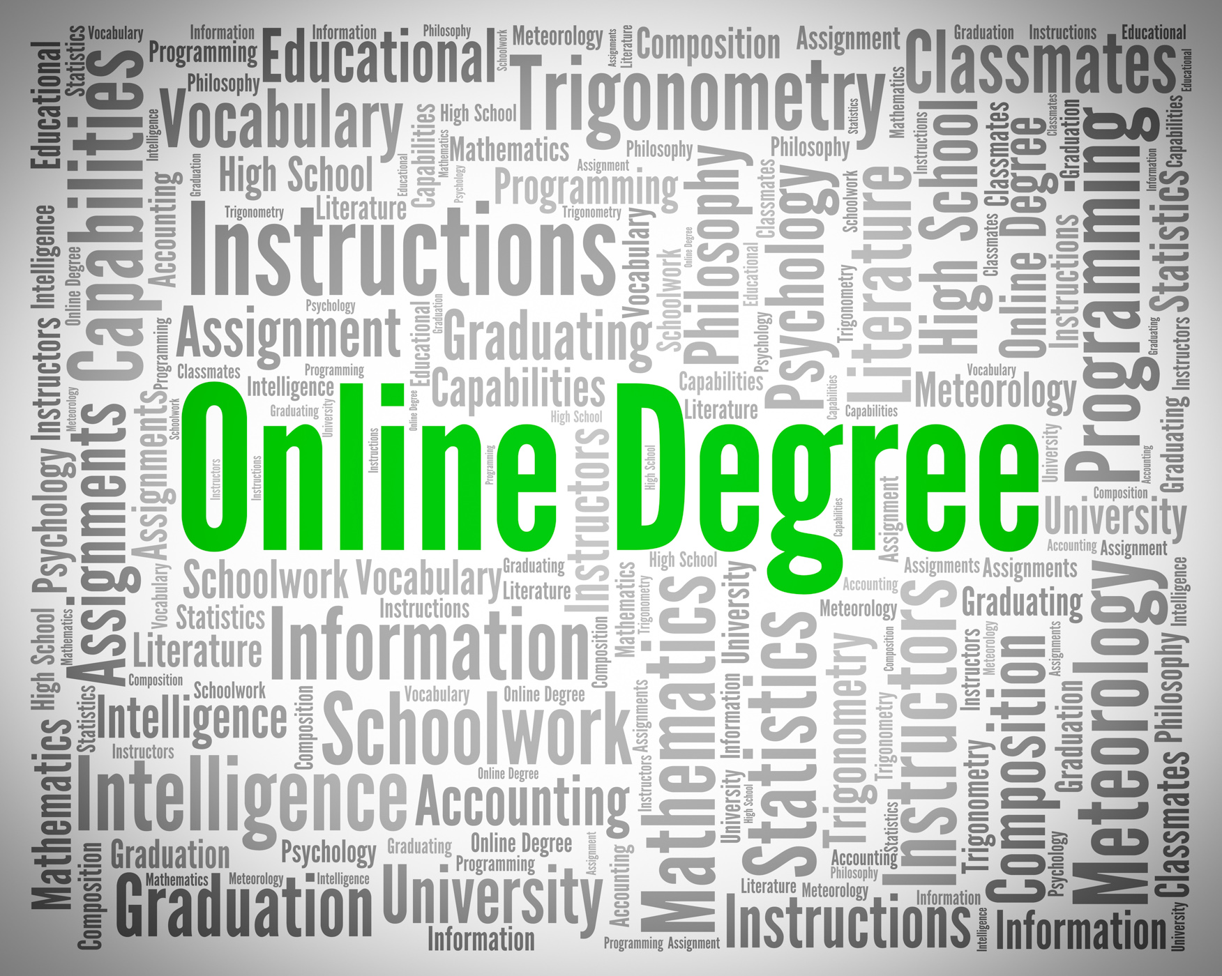 Online degree means world wide web and associates photo