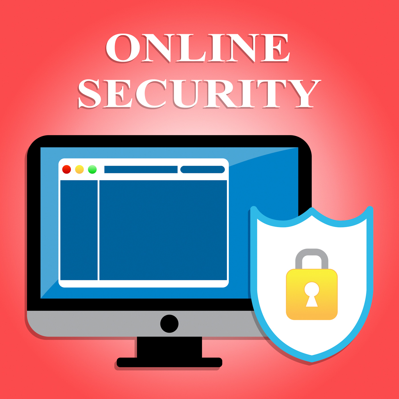 Online security shows web site and communication photo