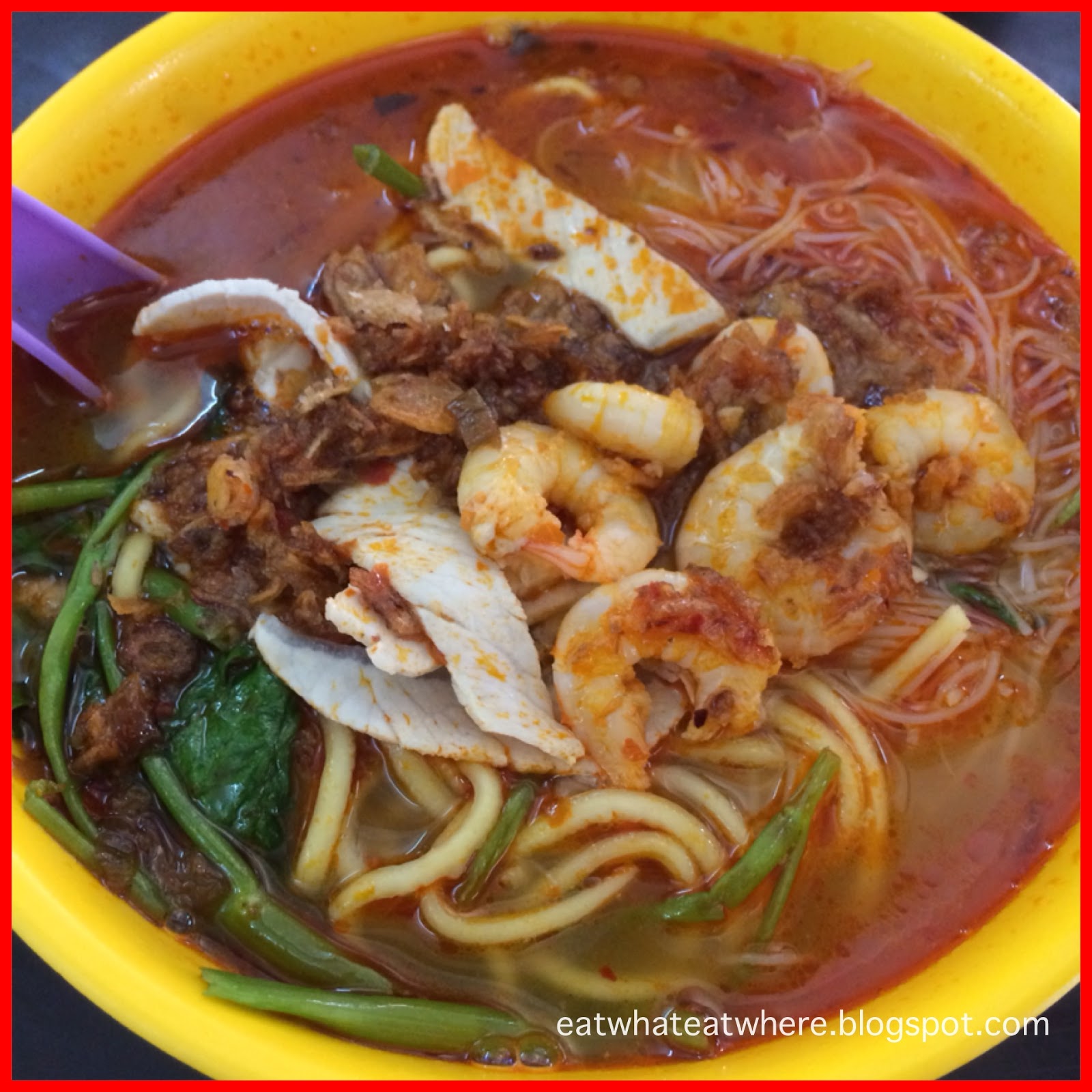 Eat what, Eat where?: Red Leaf (Prawn Mee) @ Jalan Loke Yew