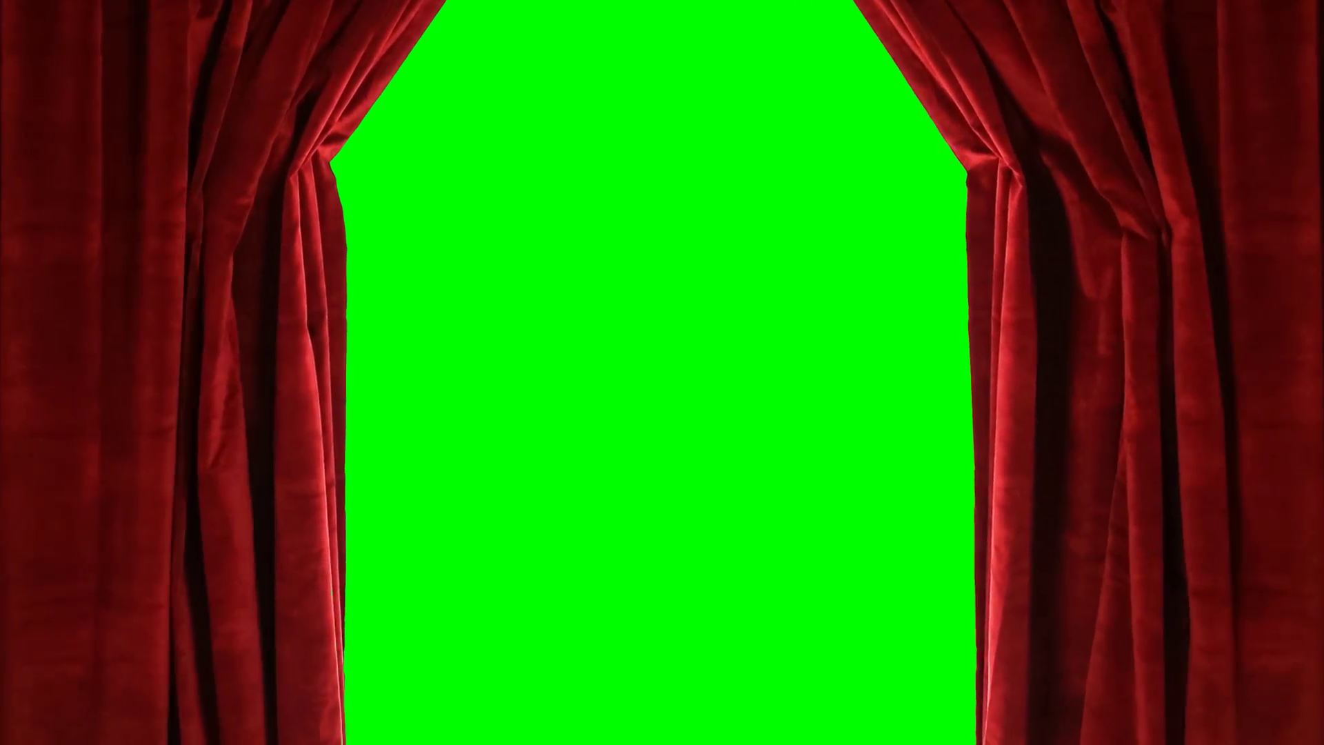A red curtain stage opening and fading to black Stock Video Footage ...