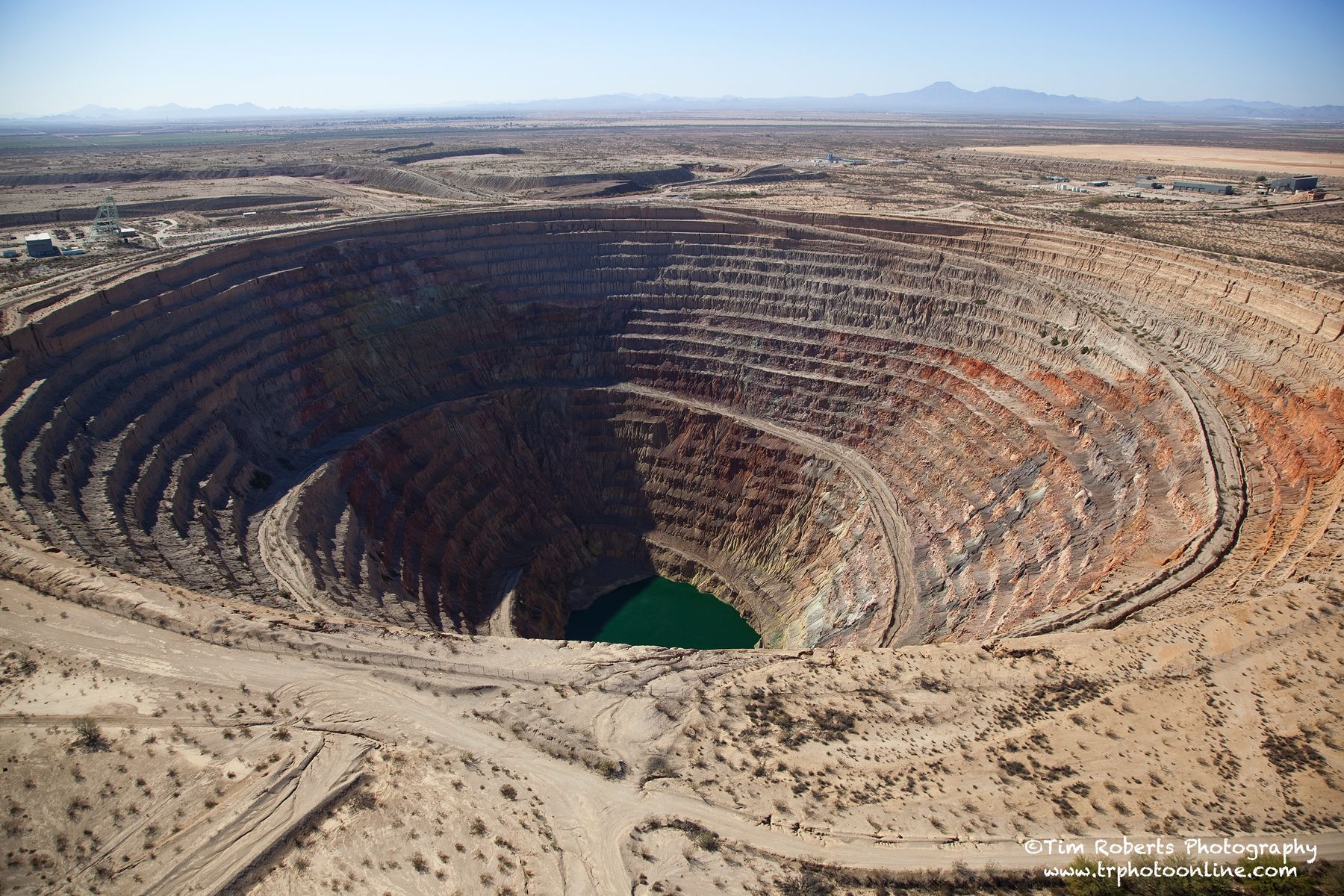 Open pit mining photo