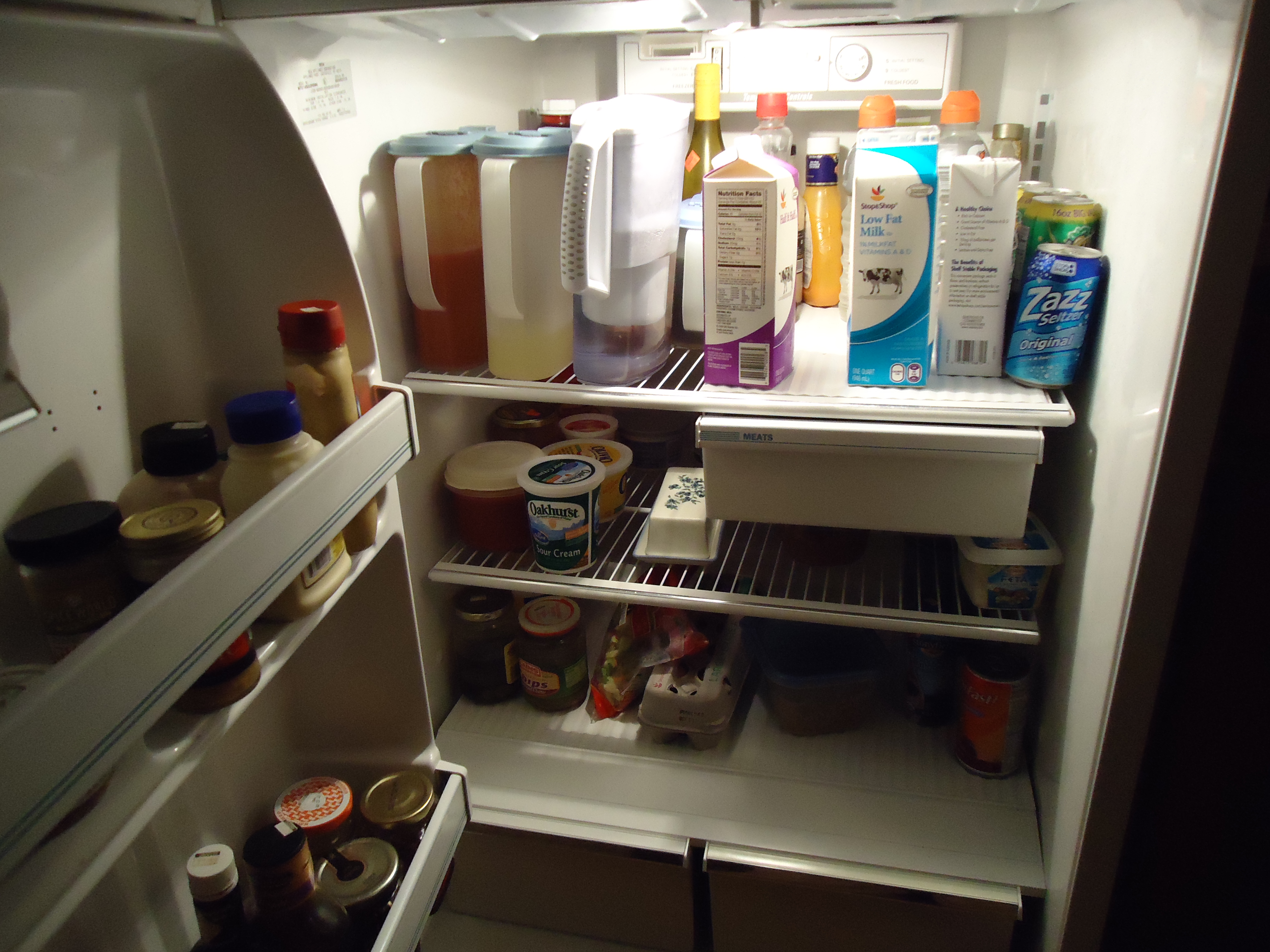 Open refrigerator photo
