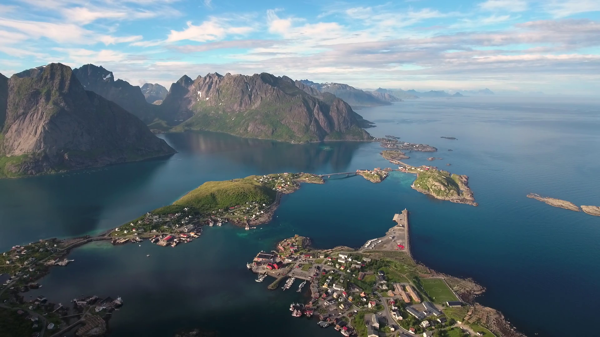 Lofoten islands is an archipelago in the county of Nordland, Norway ...