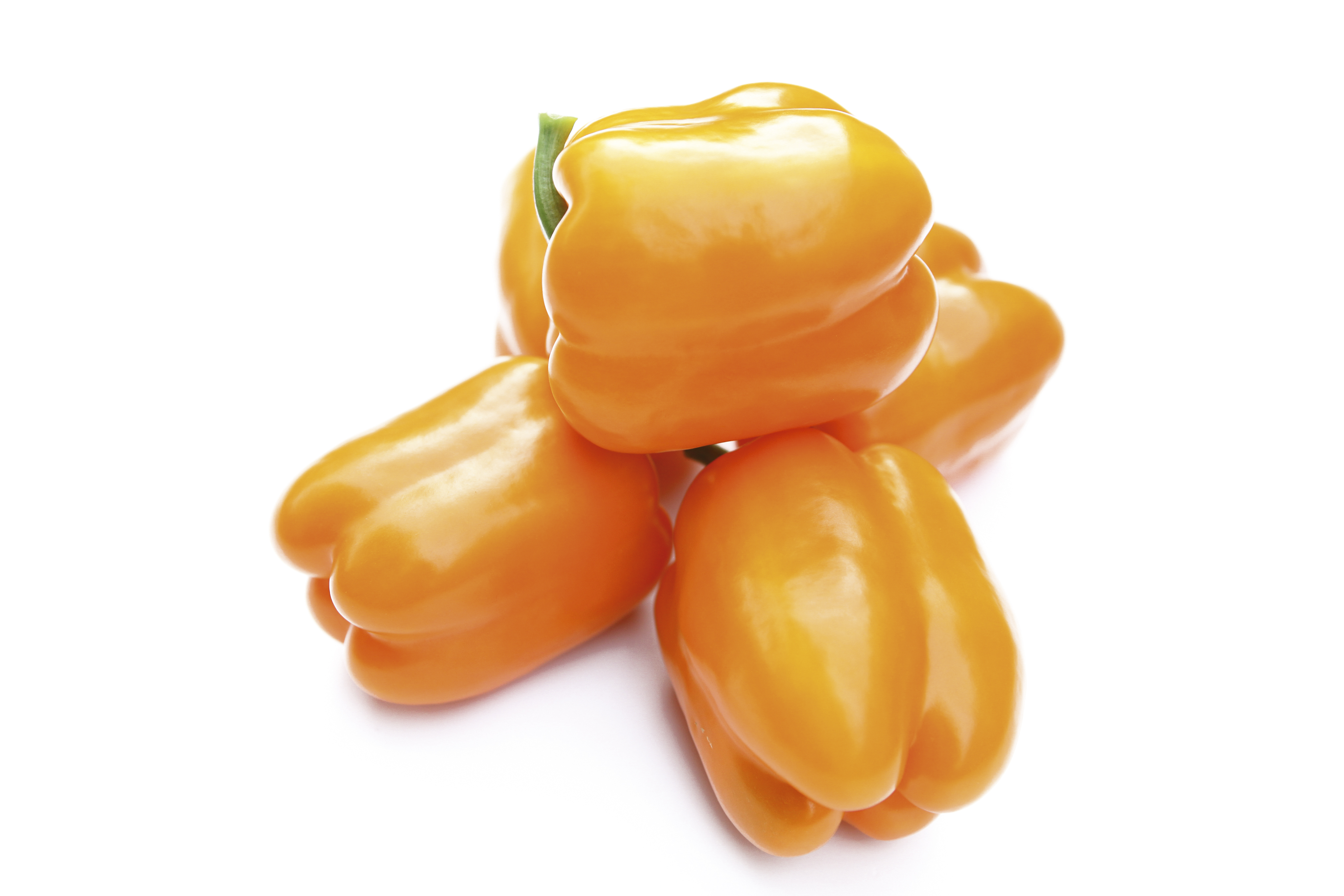 Amber blocky Orange to Yellow pepper