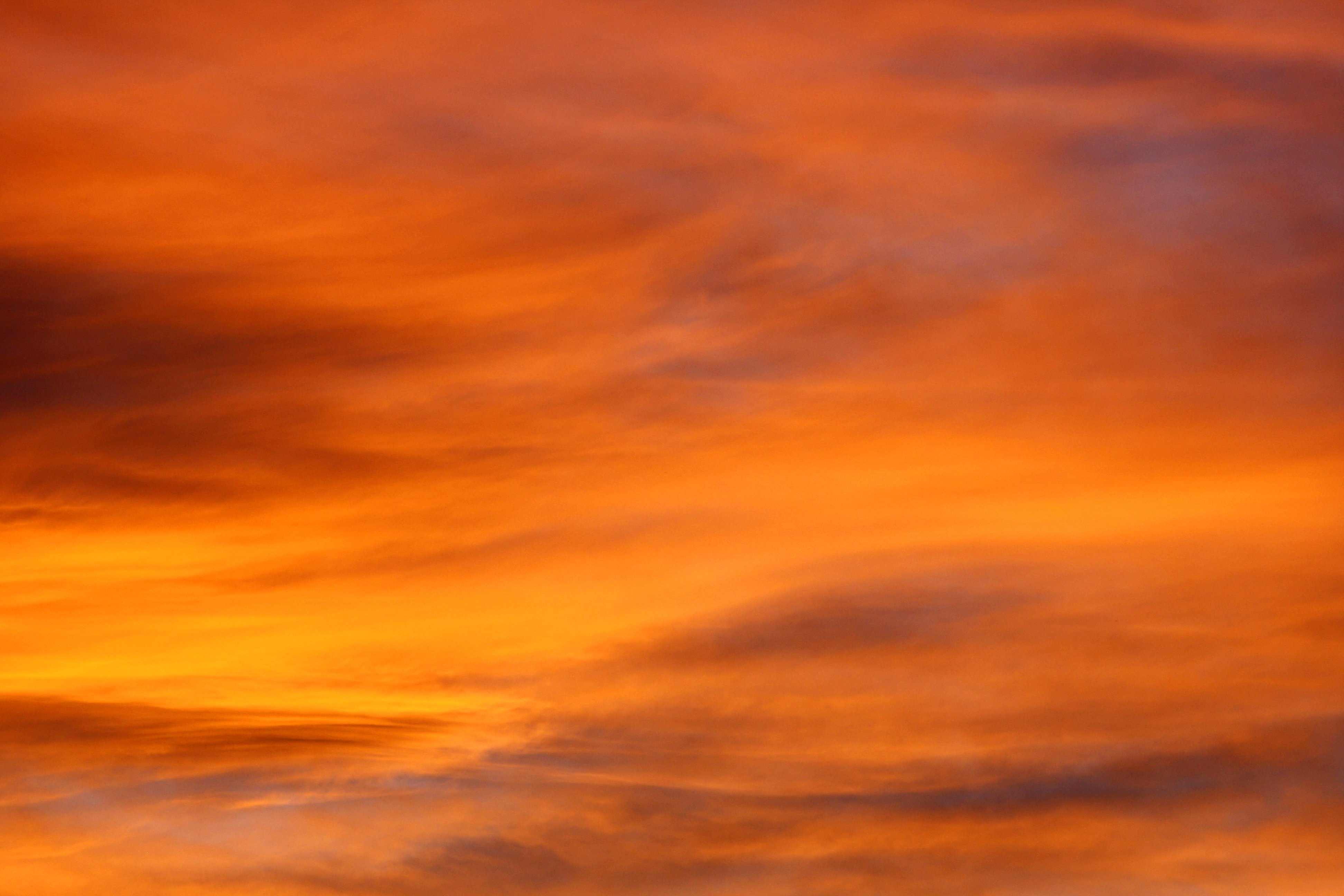 Brilliant Orange Sunset Clouds Picture | Free Photograph | Photos ...