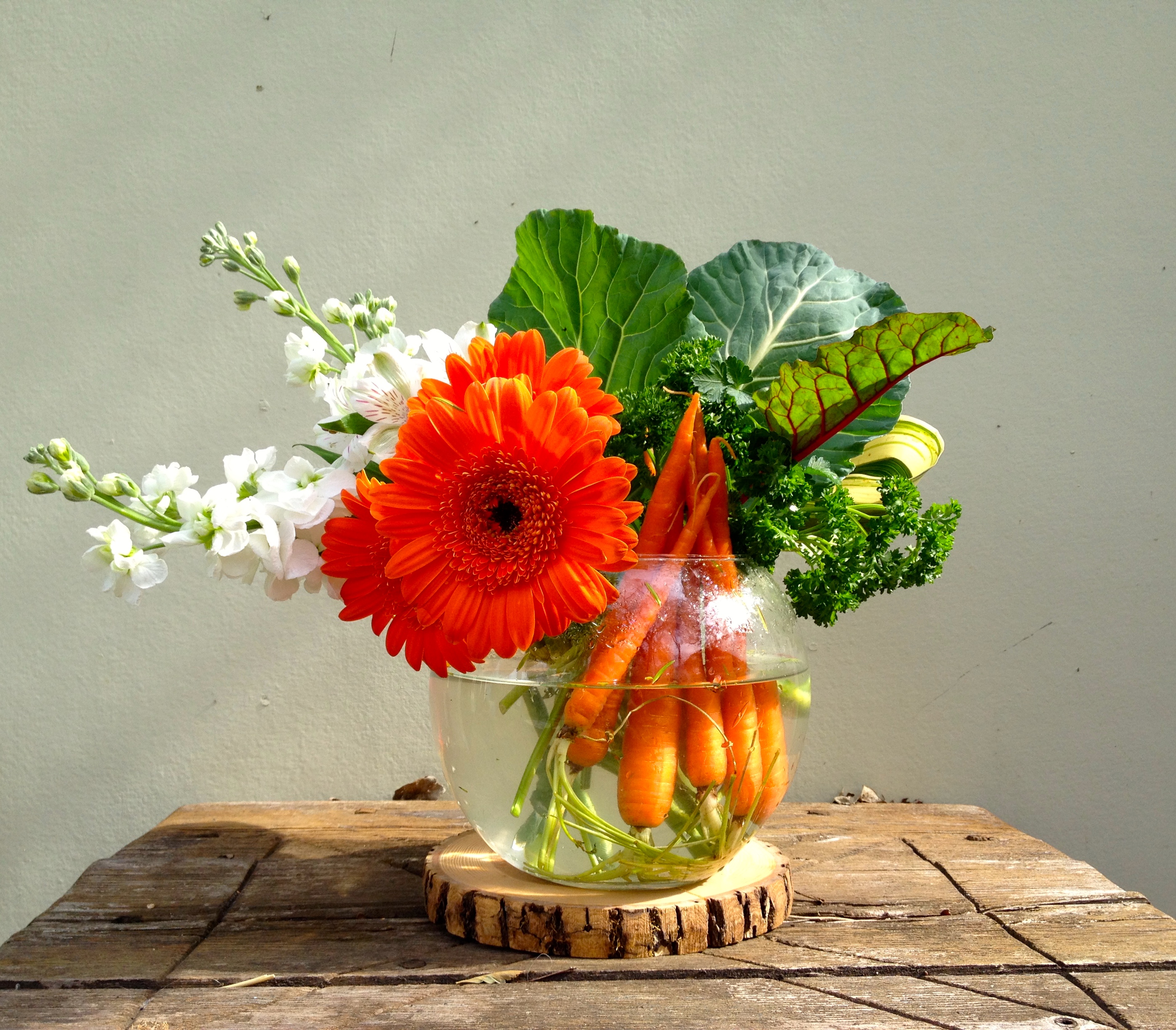 How to use Carrots in your flower arrangements | Flowers for the People