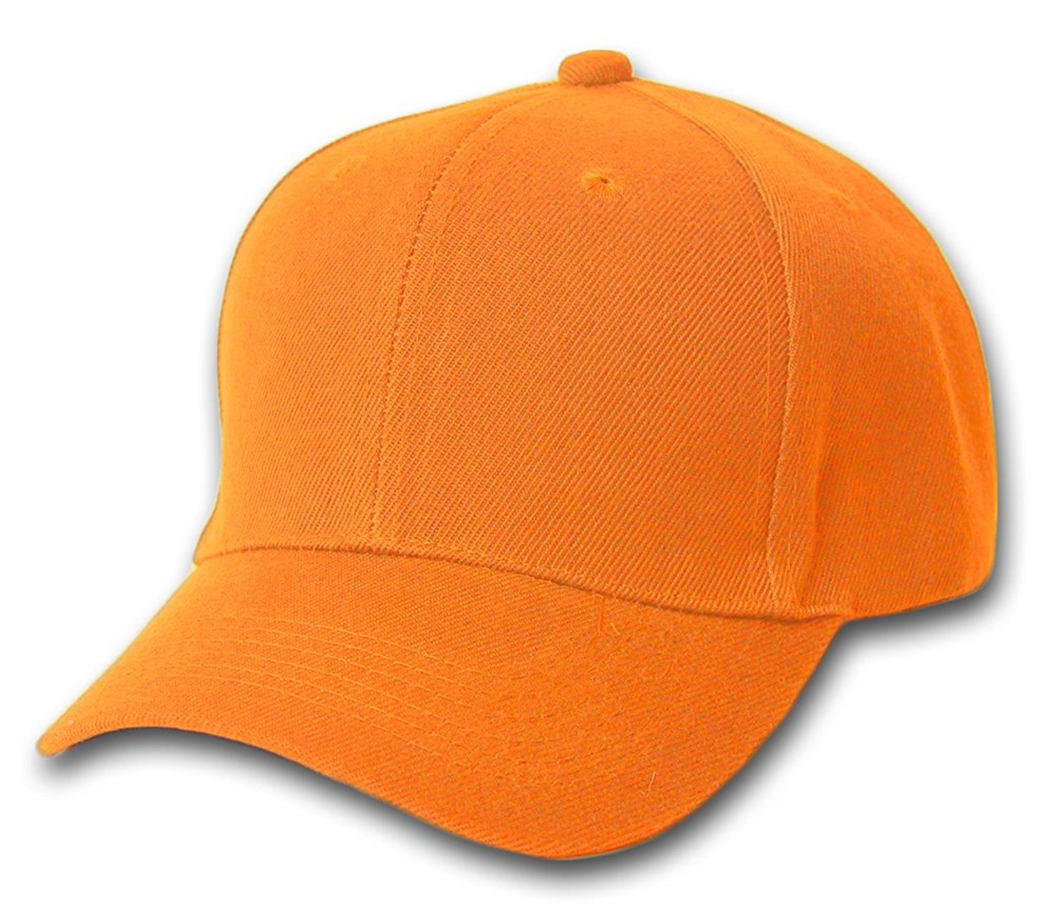 Plain Summer Baseball Cap Hat- Orange at Amazon Men's Clothing store: