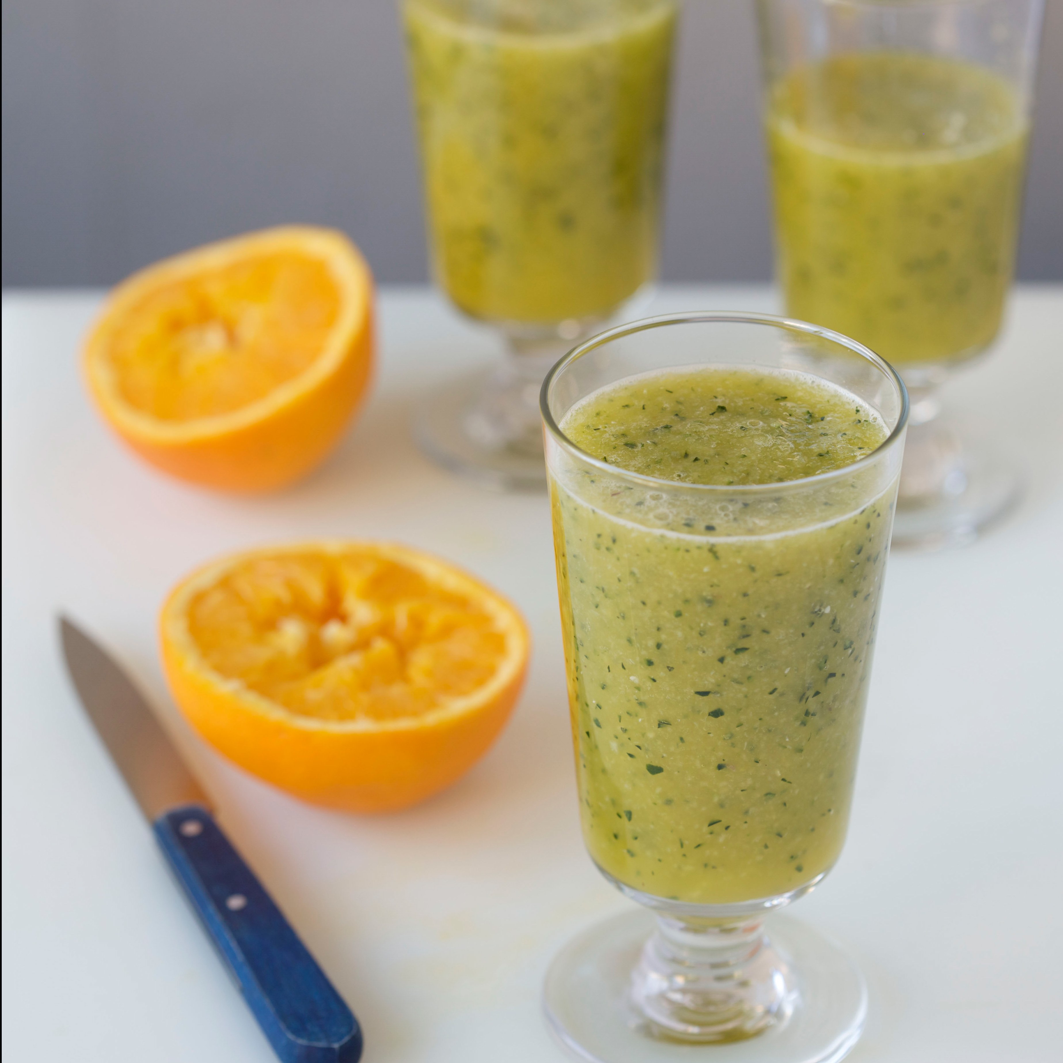 Chilled Cucumber and Orange Juice with Oregano recipe | Epicurious.com