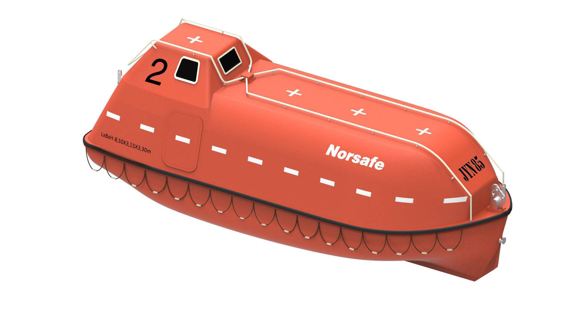 3D Lifeboat | CGTrader