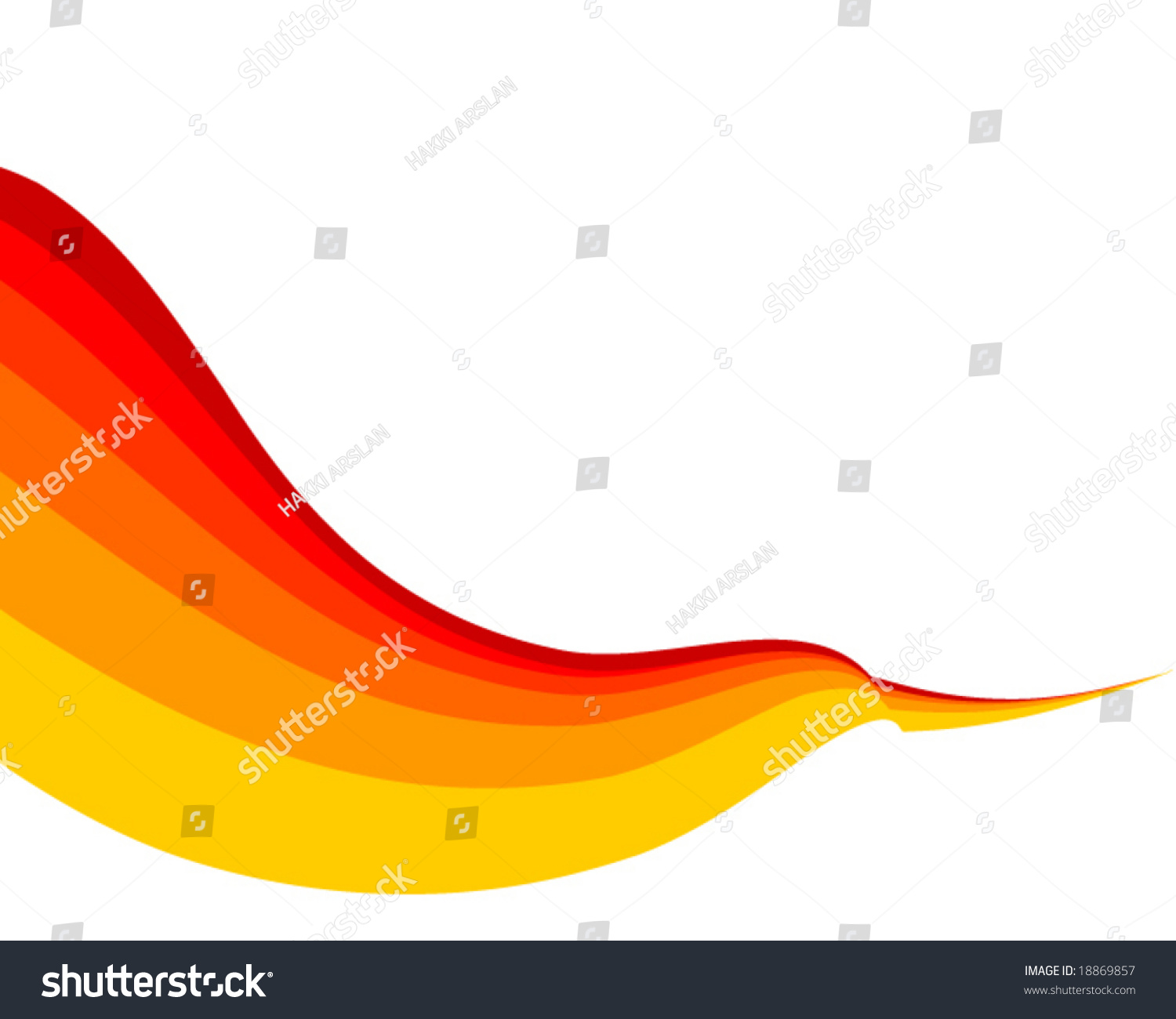 Red Yellow Orange Objects Stock Vector 18869857 - Shutterstock