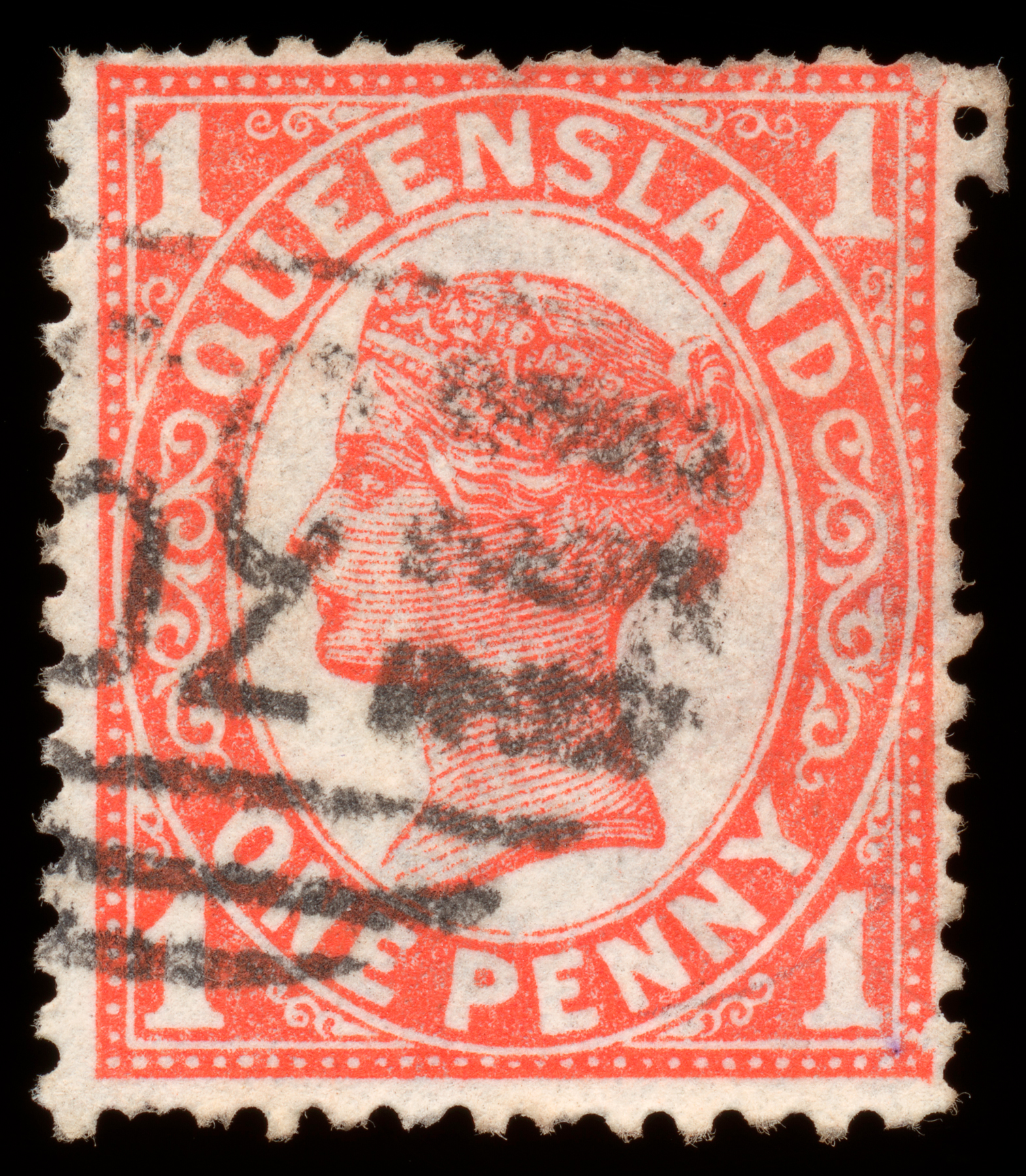 Orange Queen Victoria Stamp, 1, Queensland, Resource, Resolution, HQ Photo