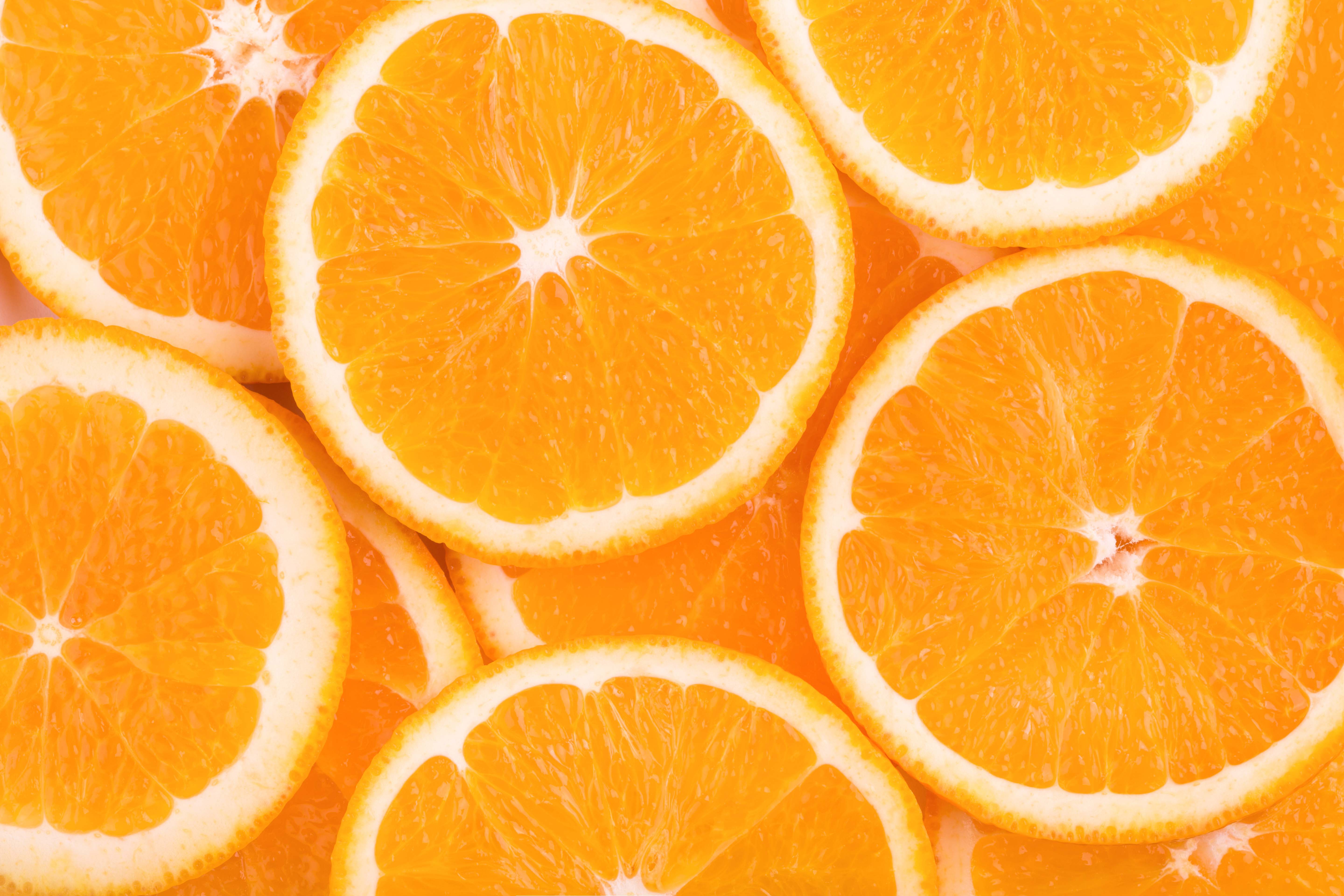 background of orange slices - Custard Communications Website