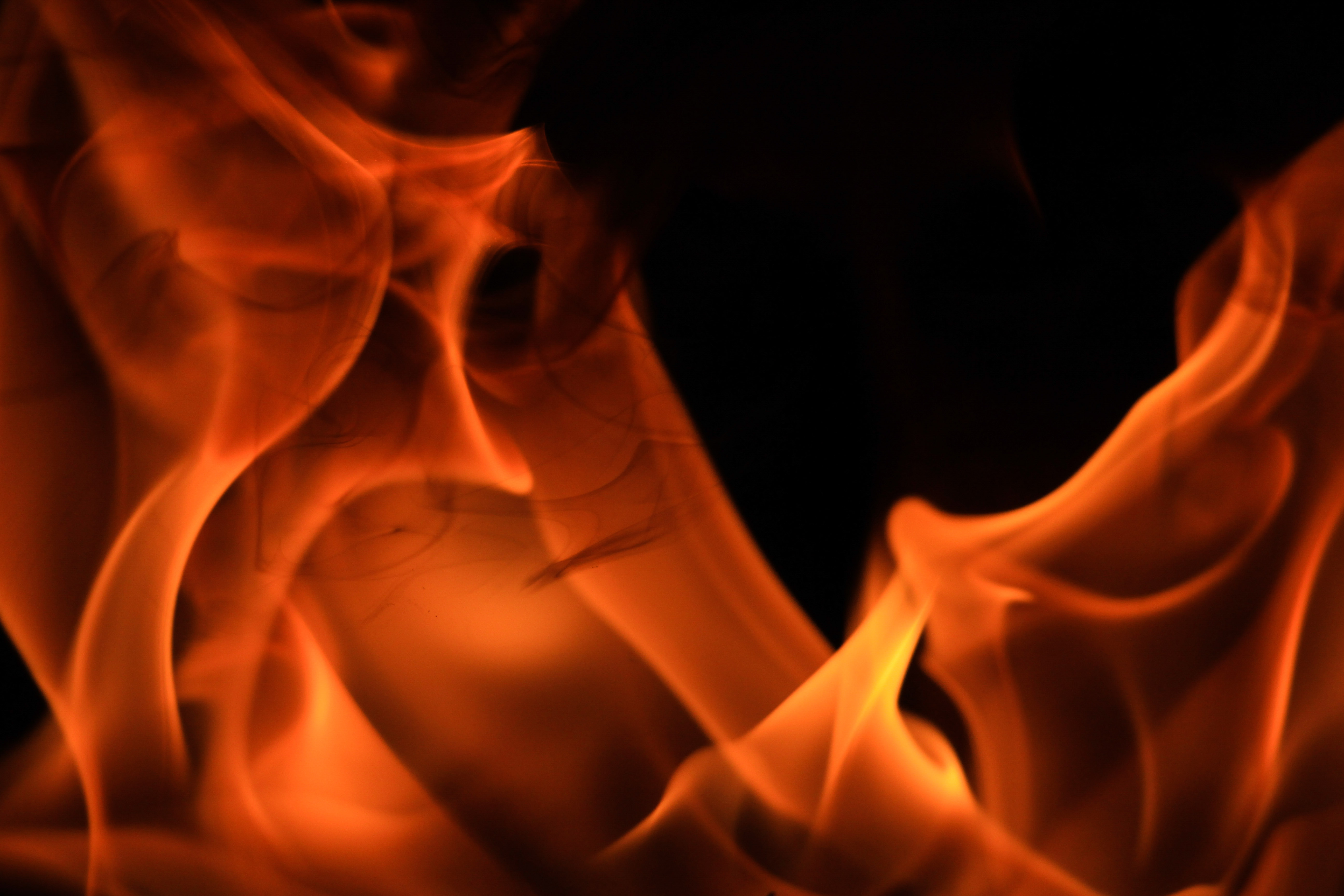 fire texture flame dance dark smoke orange burn photo - TextureX ...