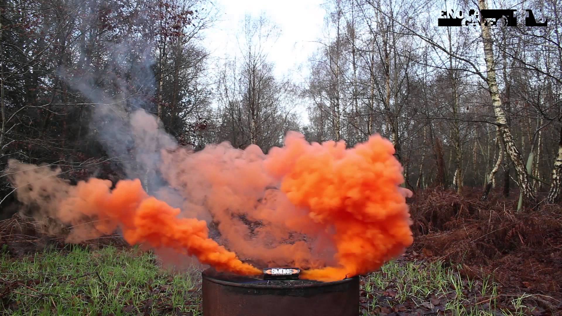 Enola Gaye - BURST Wirepull Smoke Grenade - ORANGE - YouTube